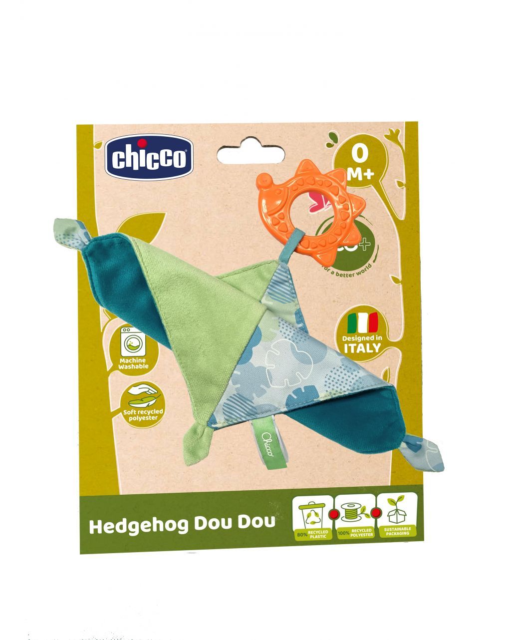 Chicco - peluche doudou riccio