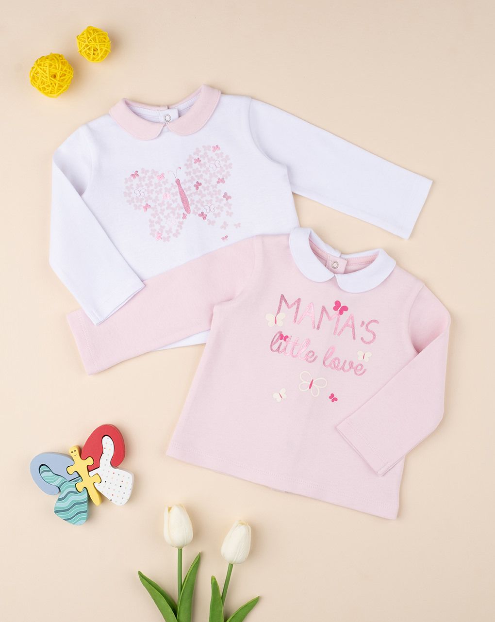 Pack 2 t-shirt "little love"