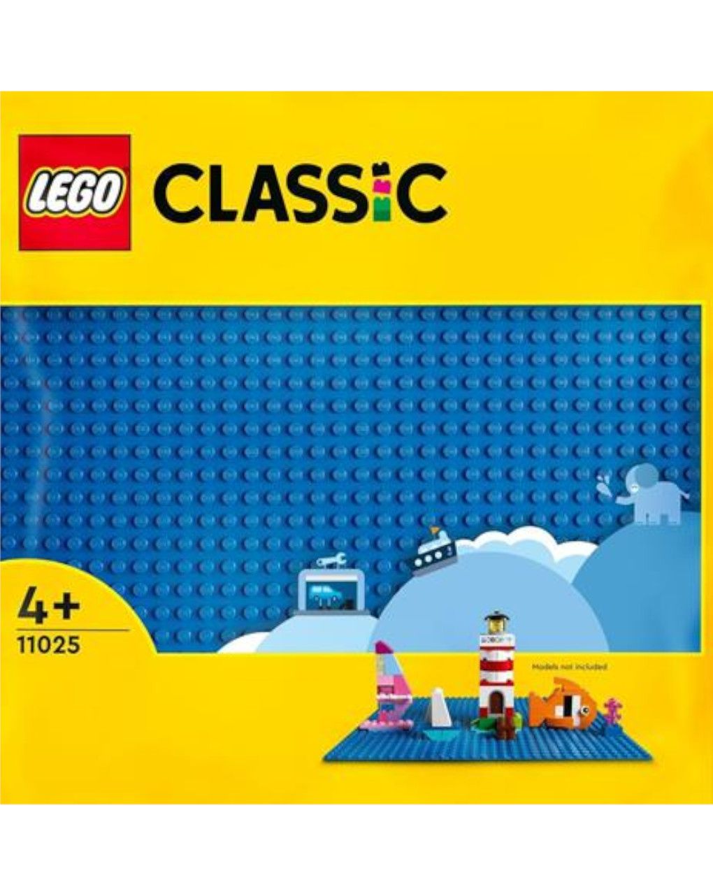 Lego classic - base blu - 11025