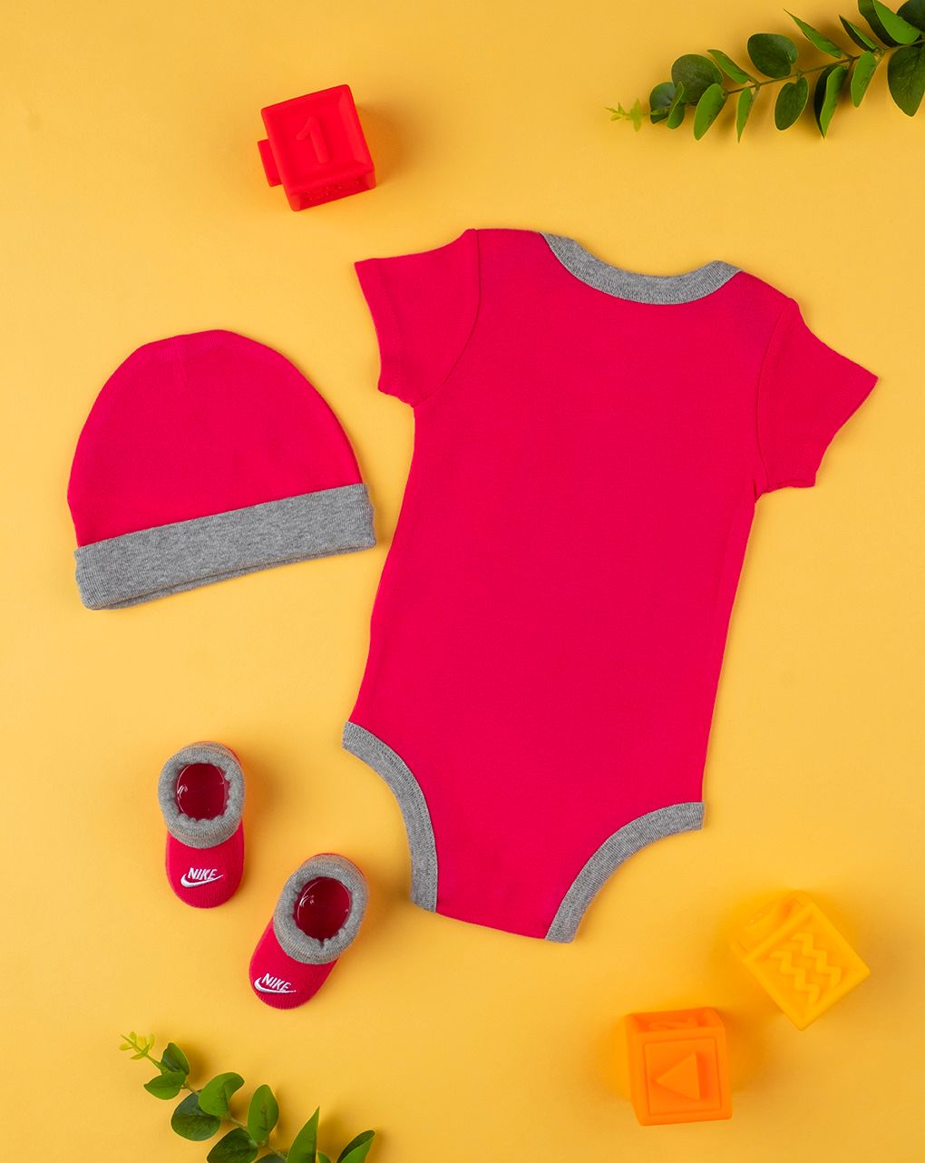 Set 3 pezzi "nike" red