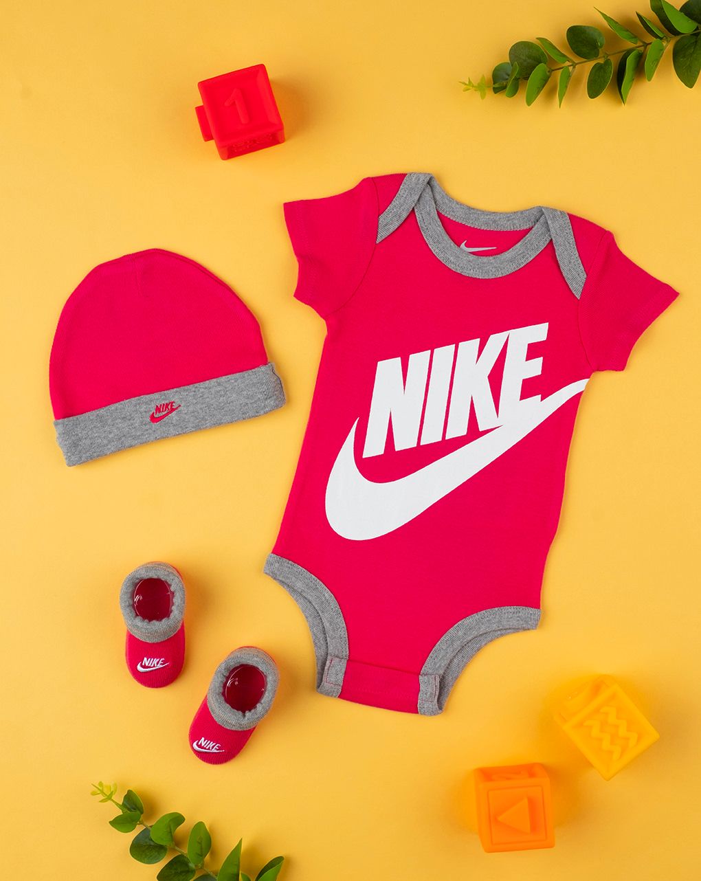 Set 3 pezzi "nike" red