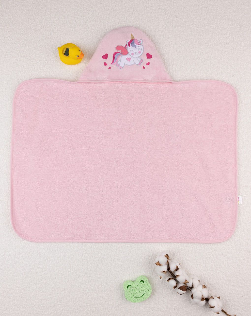 Set quadrato spugna girl "unicorno"