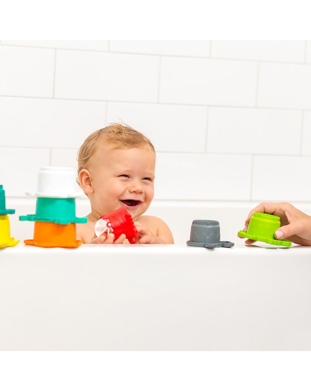 Infantino - tazze impilabili con forme marine