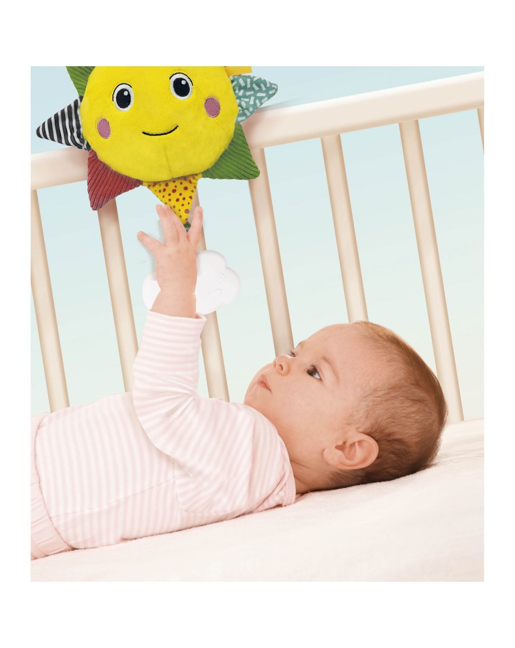 Baby clementoni - soft sun gioco musicale, carillon neonato