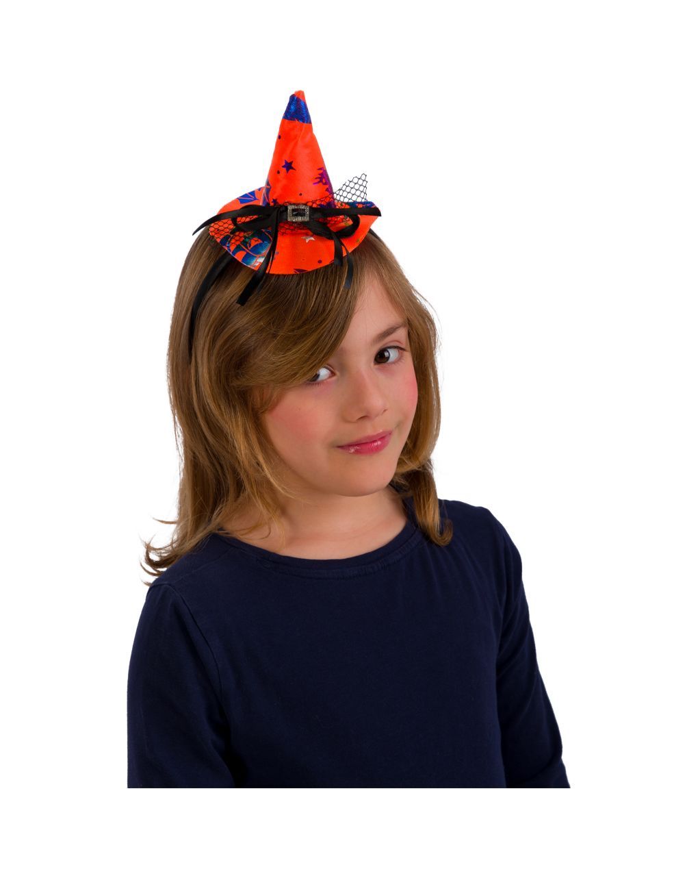 Cappellino strega arancione - carnival toys