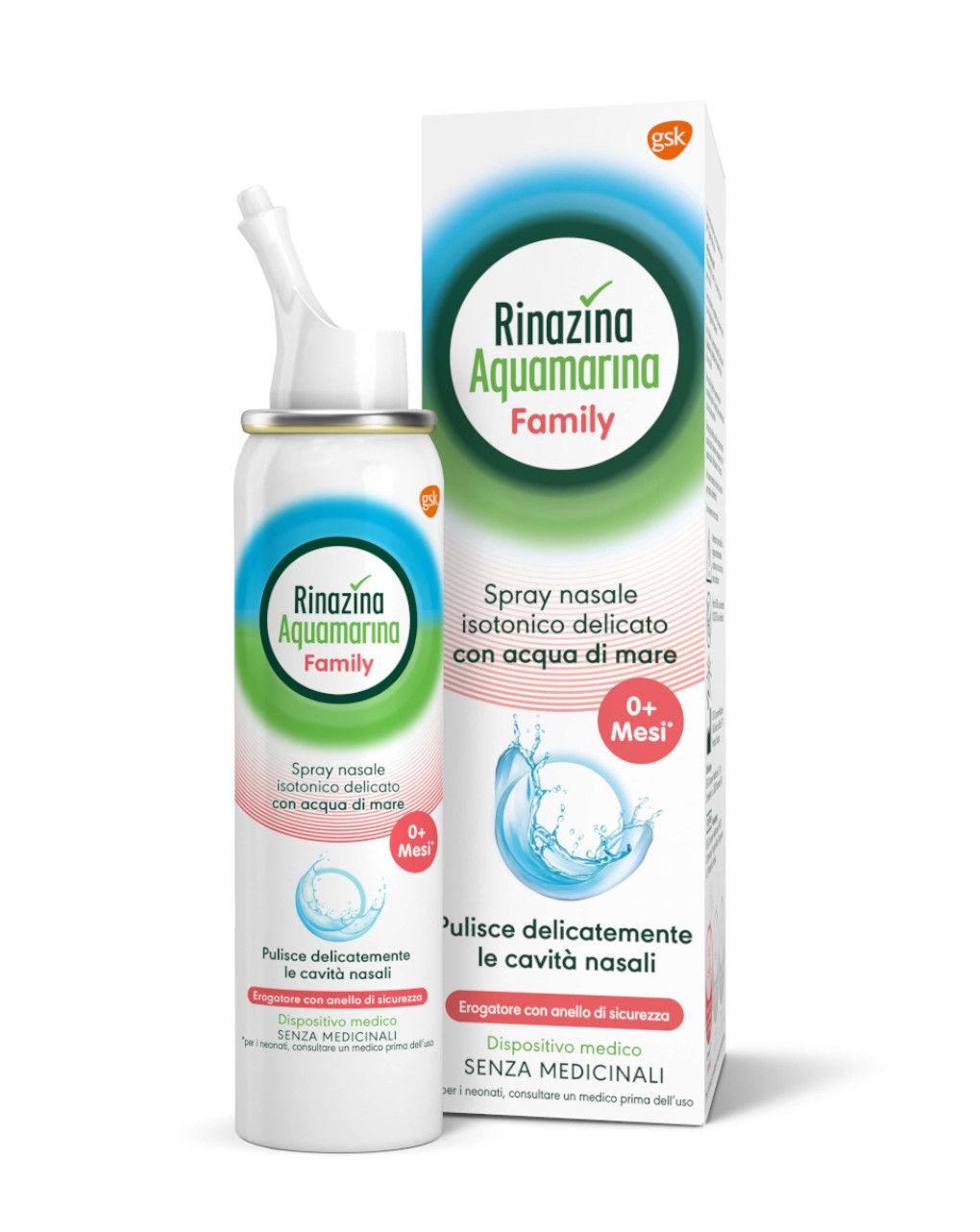 Aquamarina spray nasale isotonico - rinazina