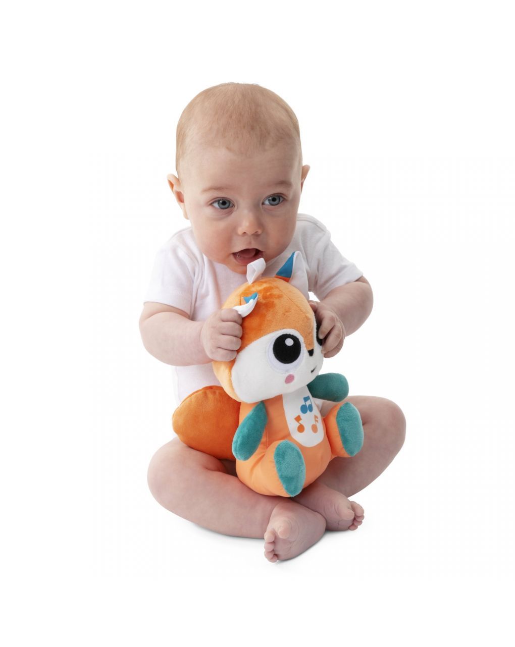 Tappeto con archi foresta magica con peluche interattivo - chicco