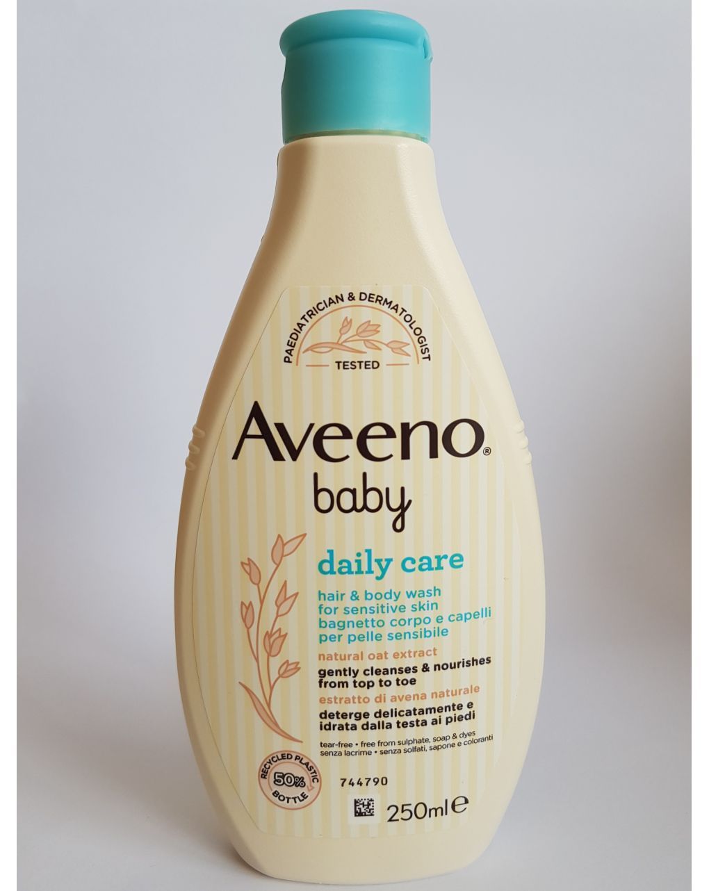 Baby bagnetto testa piedi 250ml - aveeno