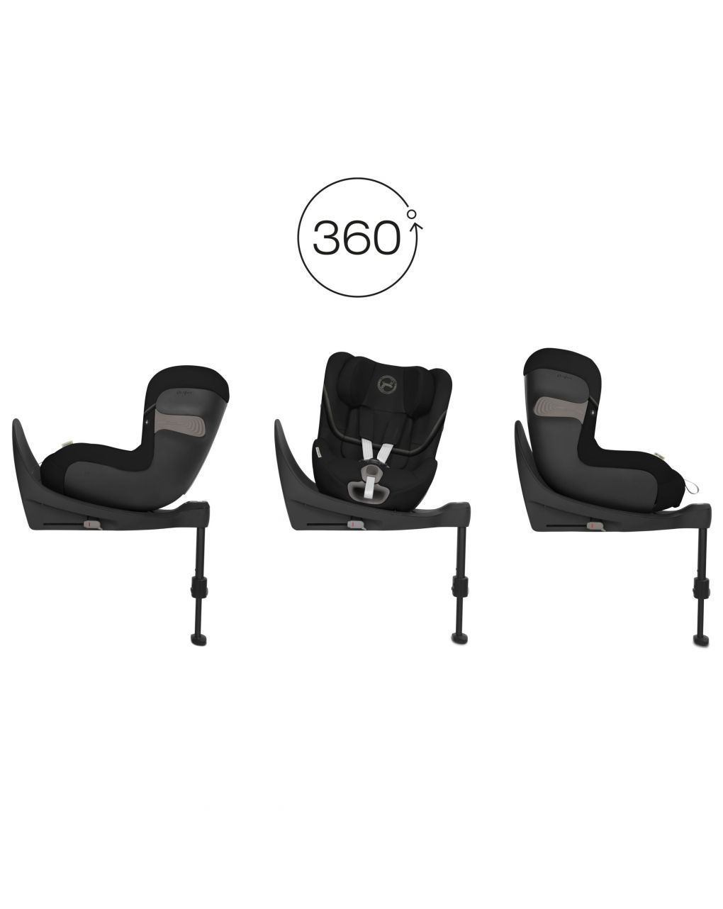 Seggiolino auto sirona s2 i-size moon black 45-105 cm - cybex gold