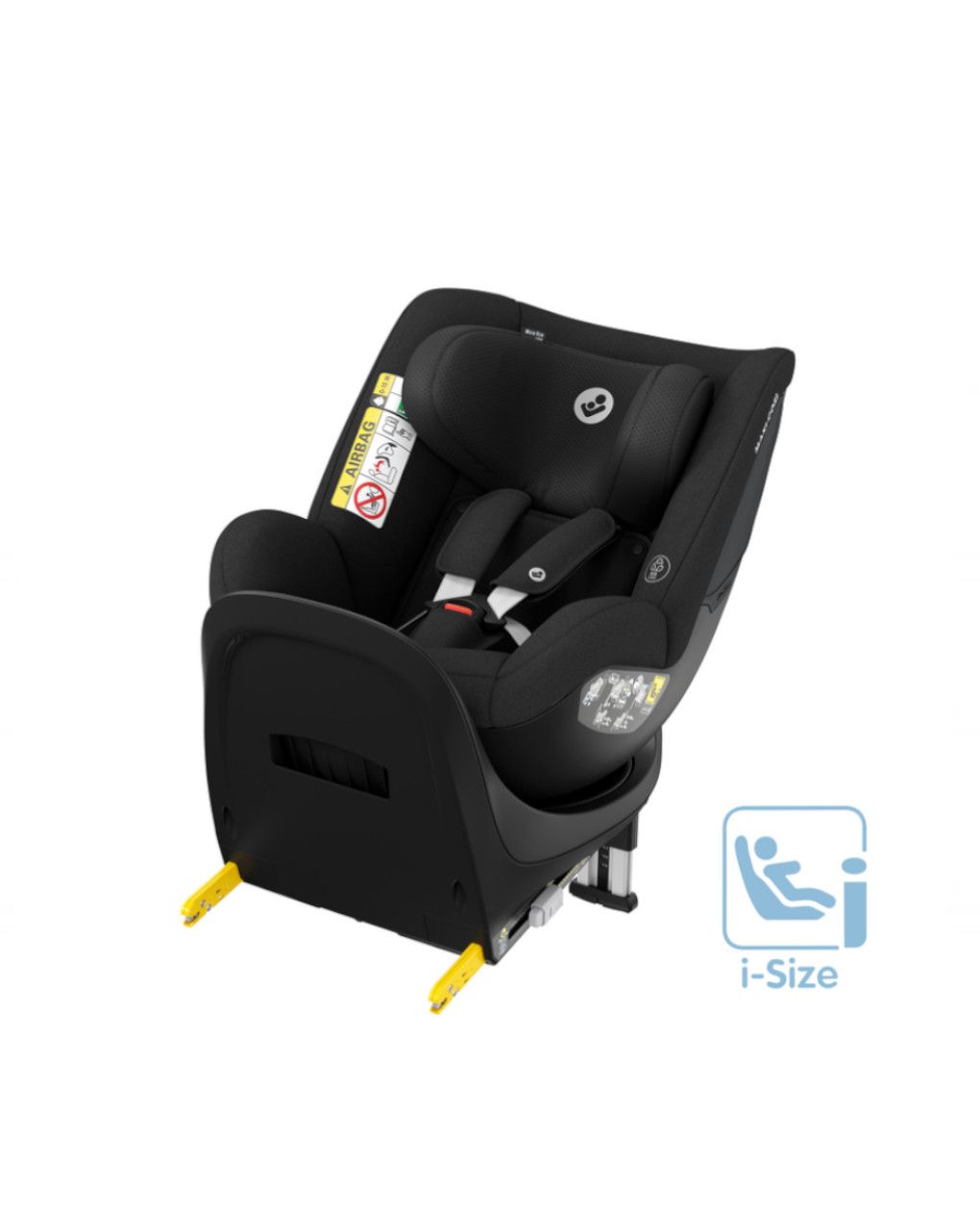 Seggiolino auto mica eco i-size authentic black 61-105 cm - maxi-cosi