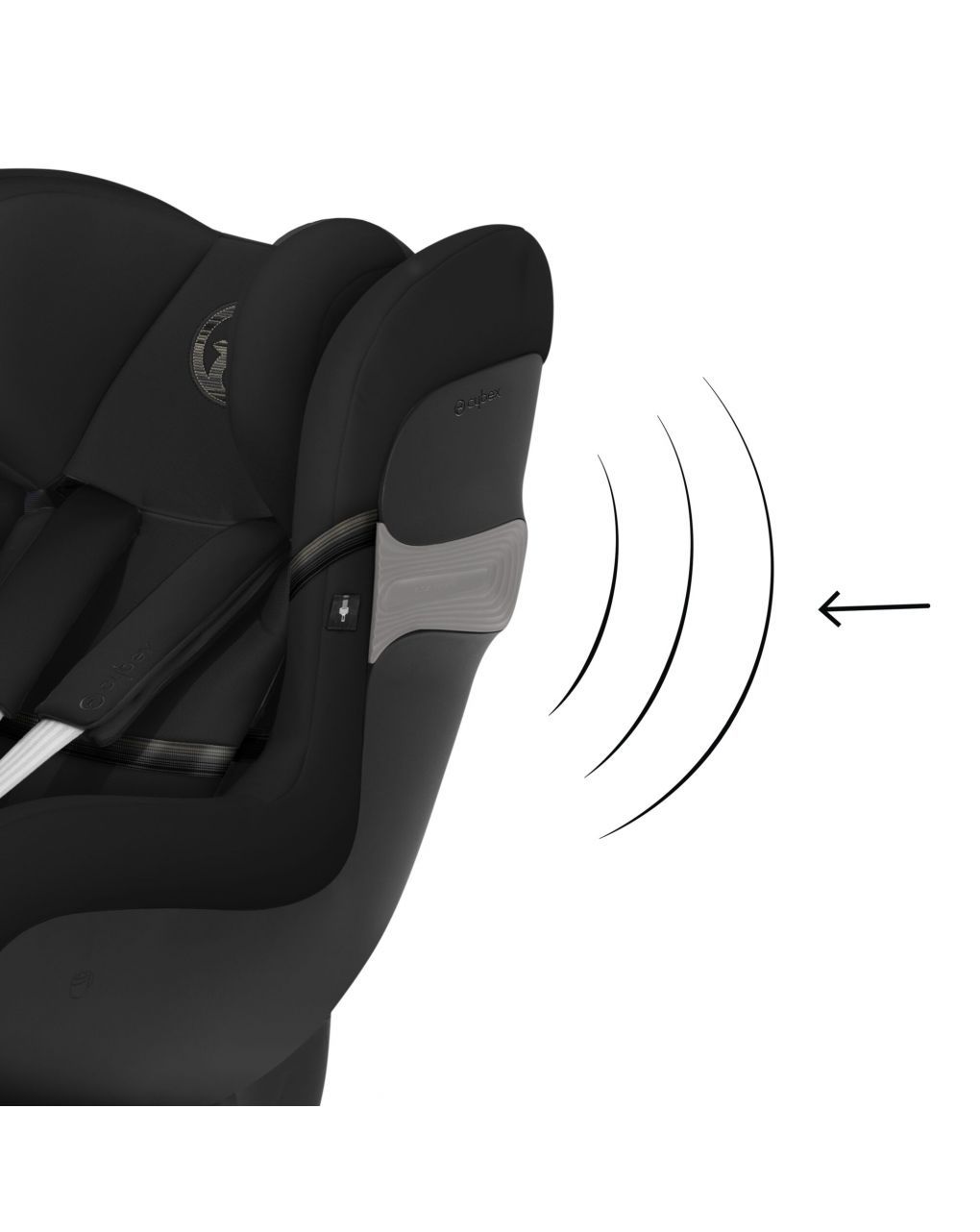 Seggiolino auto sirona s2 i-size moon black 45-105 cm - cybex gold