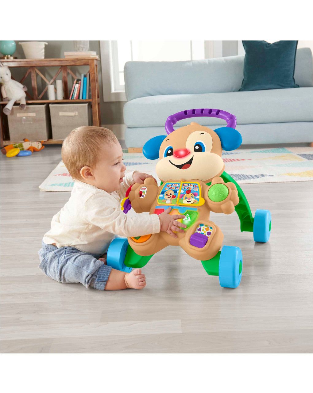Cagnolino primi passi ridi & impara smart stages - da 6 mesi - fisher-price