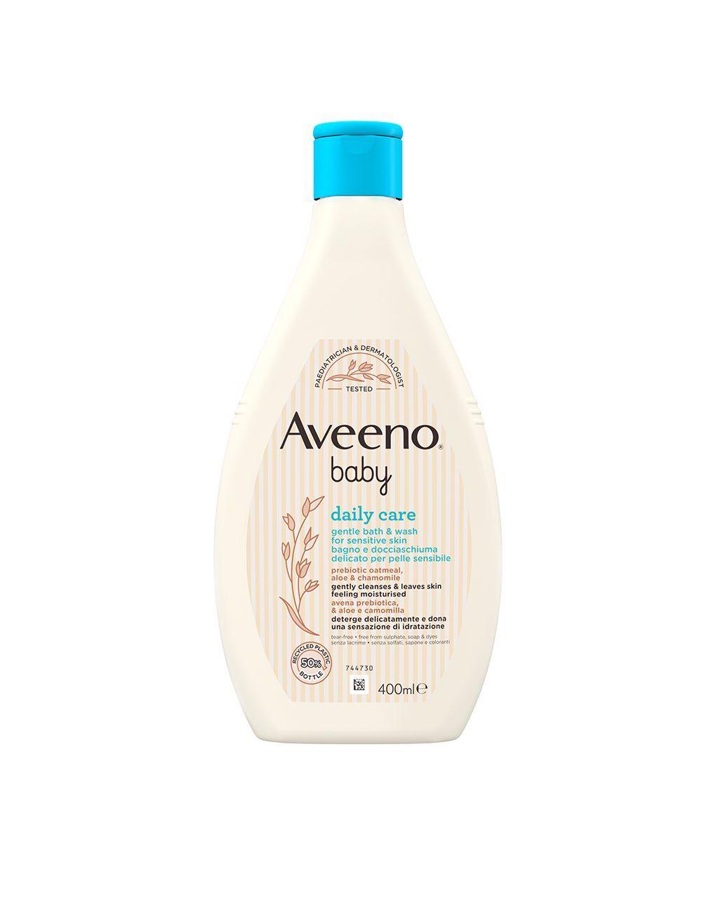 Baby fluid bagno e docciaschiuma 400ml - aveeno