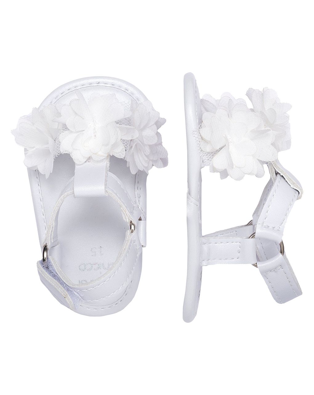 Sandalo olessia fiori organza