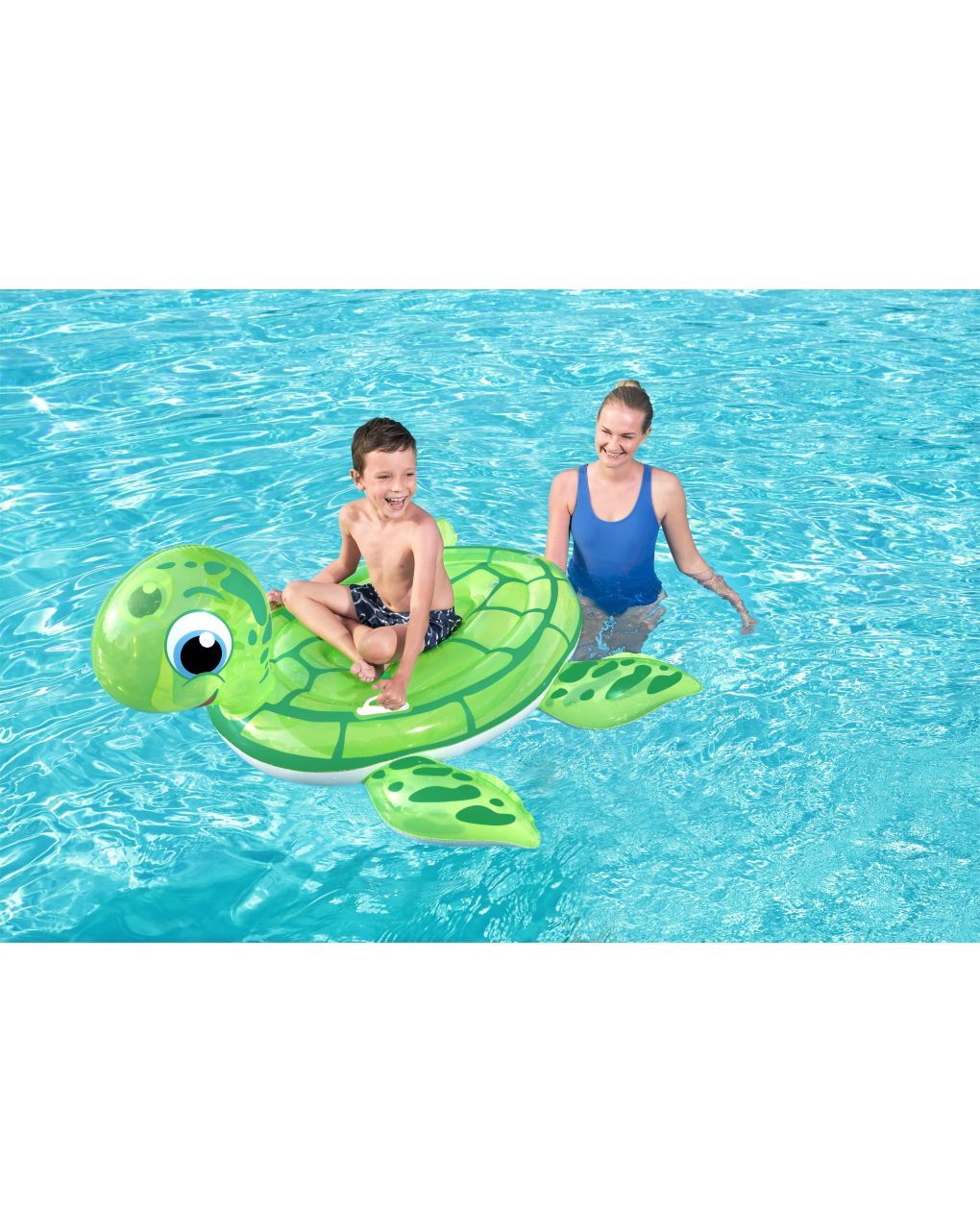 Cavalcabile tartaruga con maniglie 140x140 cm - bestway