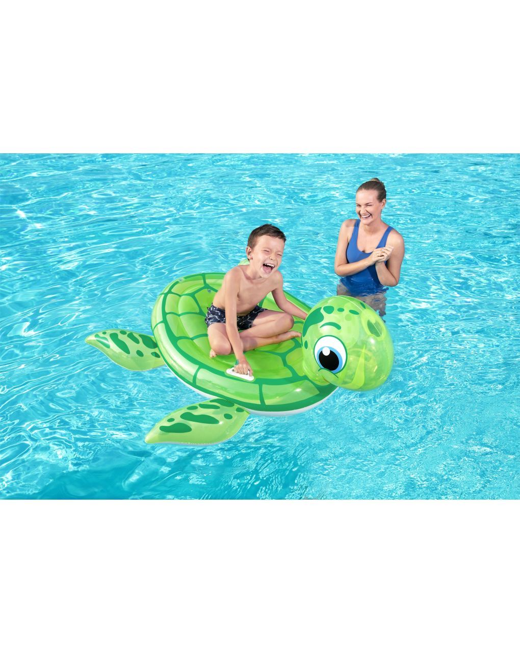 Cavalcabile tartaruga con maniglie 140x140 cm - bestway