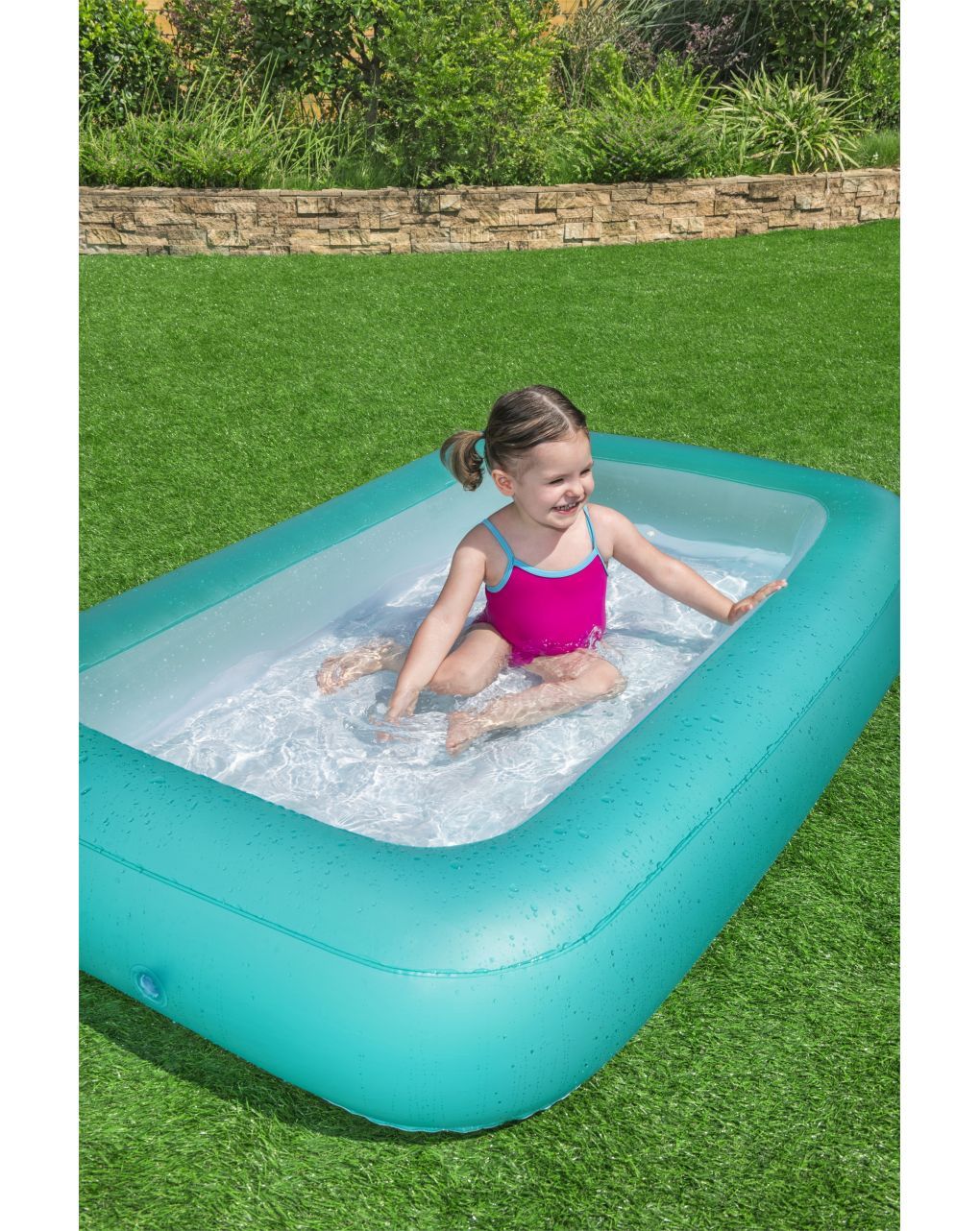 Piscina aquababe con fondo gonfiabile 165x104x25 cm - 2 colori assortiti - bestway