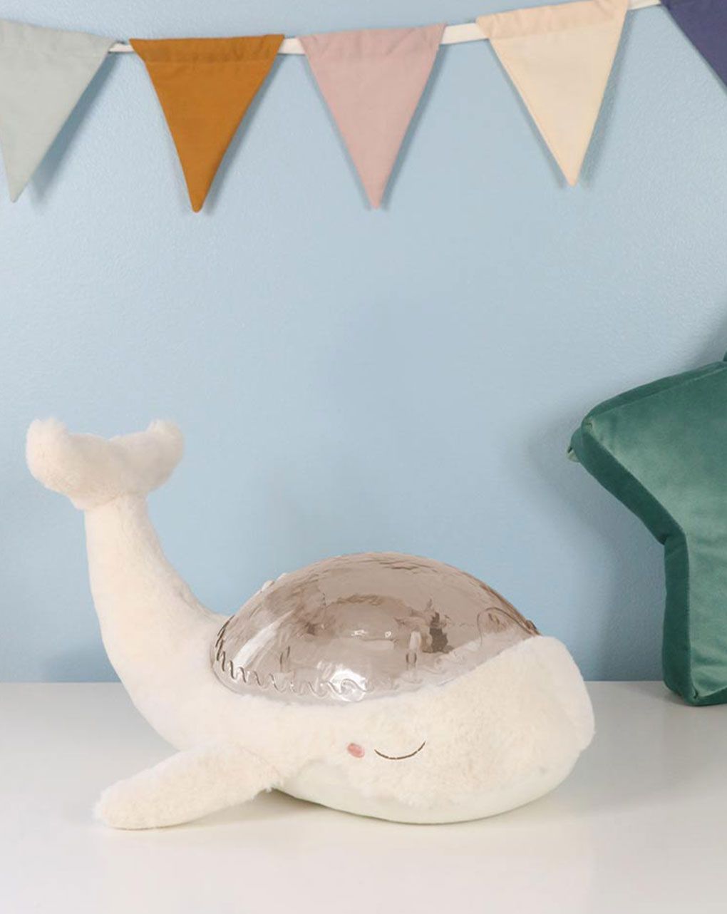 Proiettore peluche whale white - cloud b