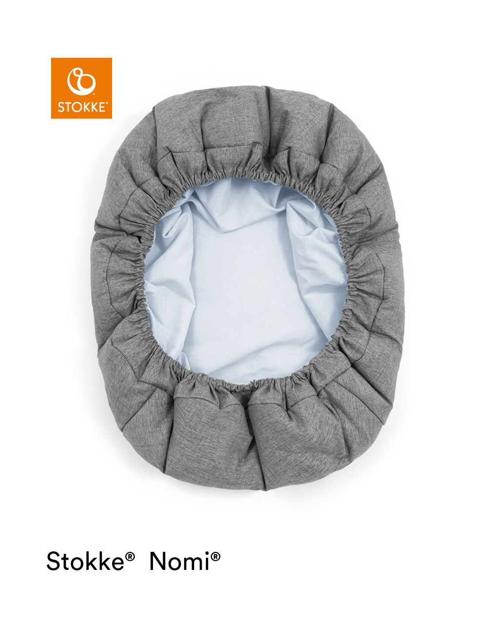 Nomi® newborn set grey / grey blue  - stokke®