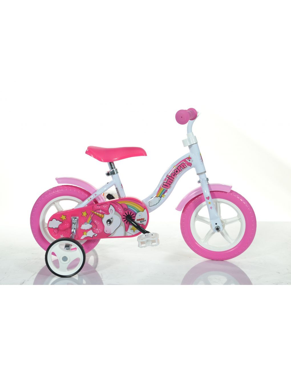Bici bimba 10" unicorno 3-4 anni - dino bikes