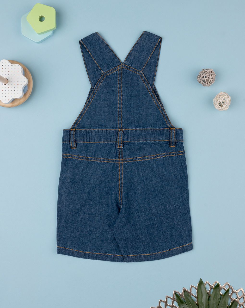 Salopette chambray bimba