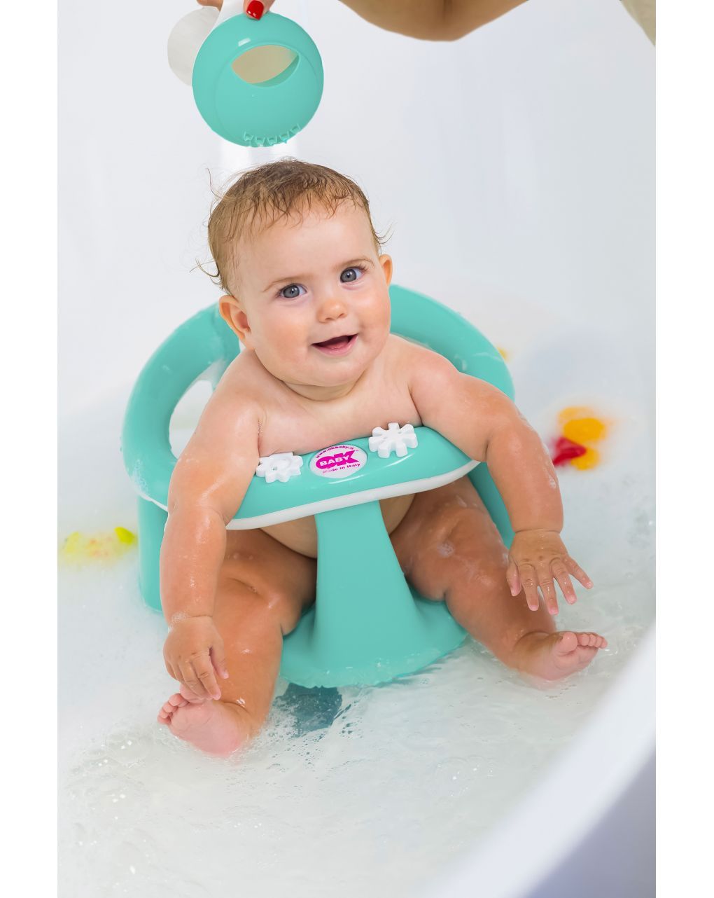 Flipper evolution rosa - seduta antiscivolo per bagnetto - ok baby