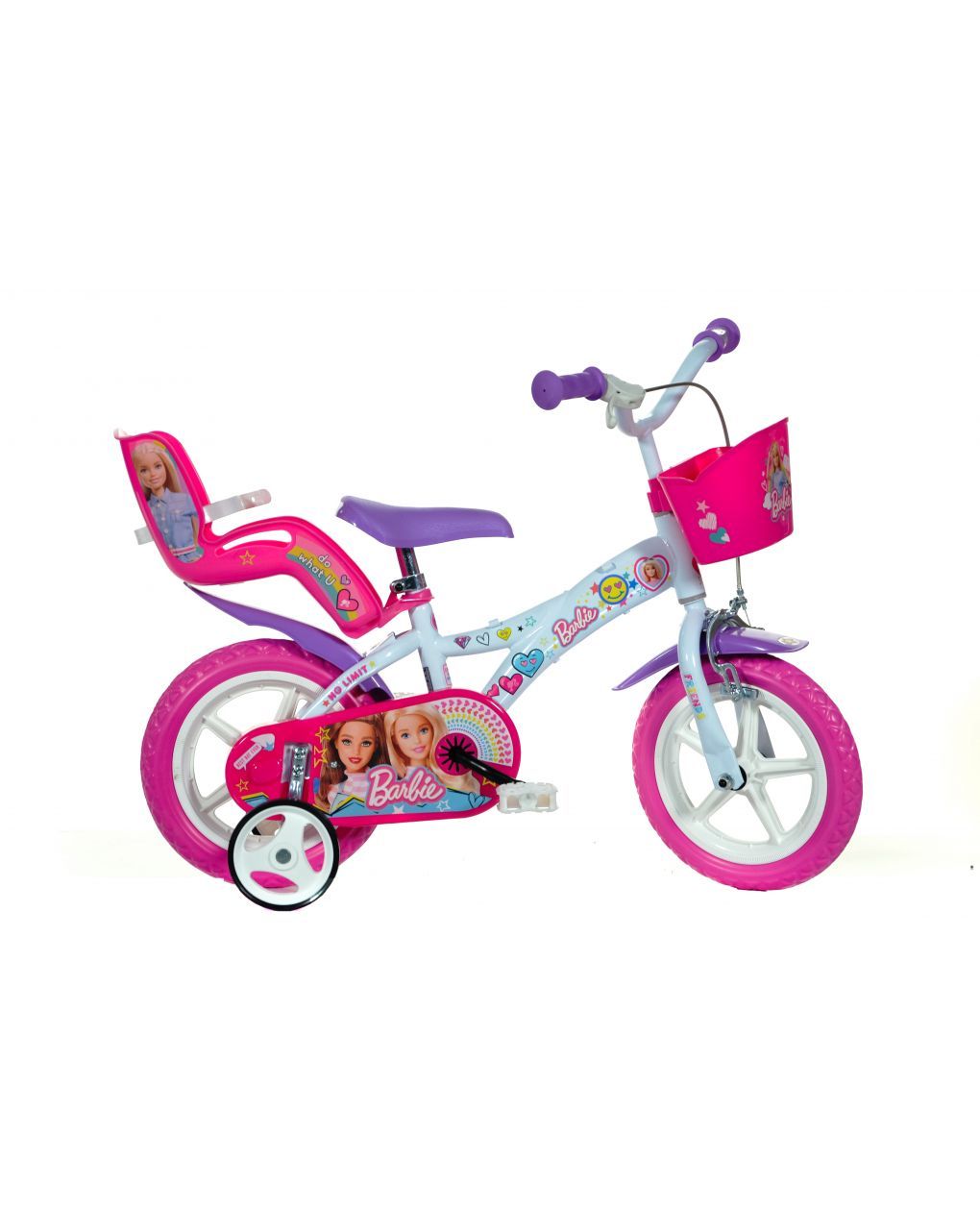 Bici bimba 12" 3-5 anni - barbie
