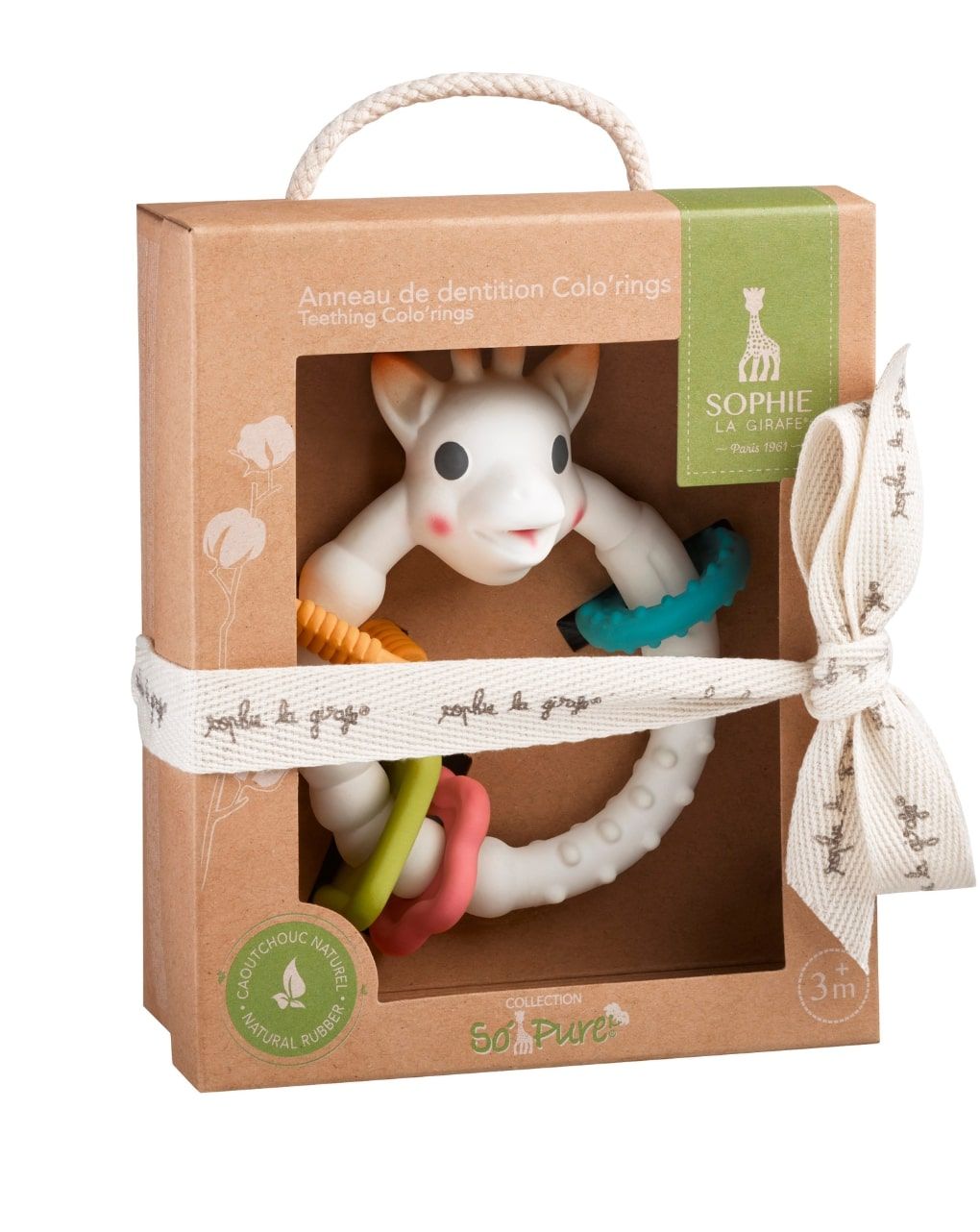 Anello da dentizione colo'rings so'pure sophie la girafe - vulli