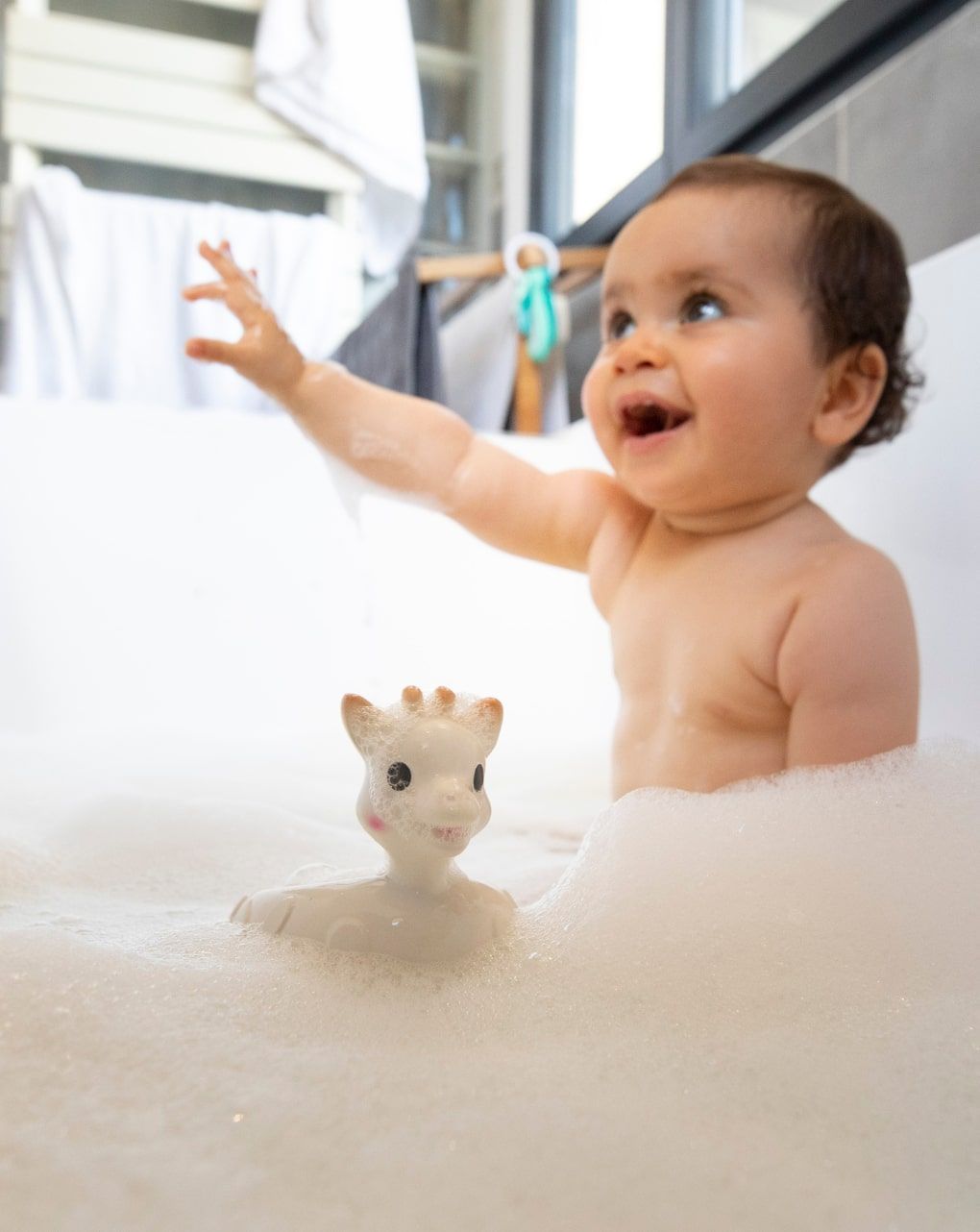 Giocattolo da bagno so'pure sophie la girafe (caucciù 100% naturale) - vulli