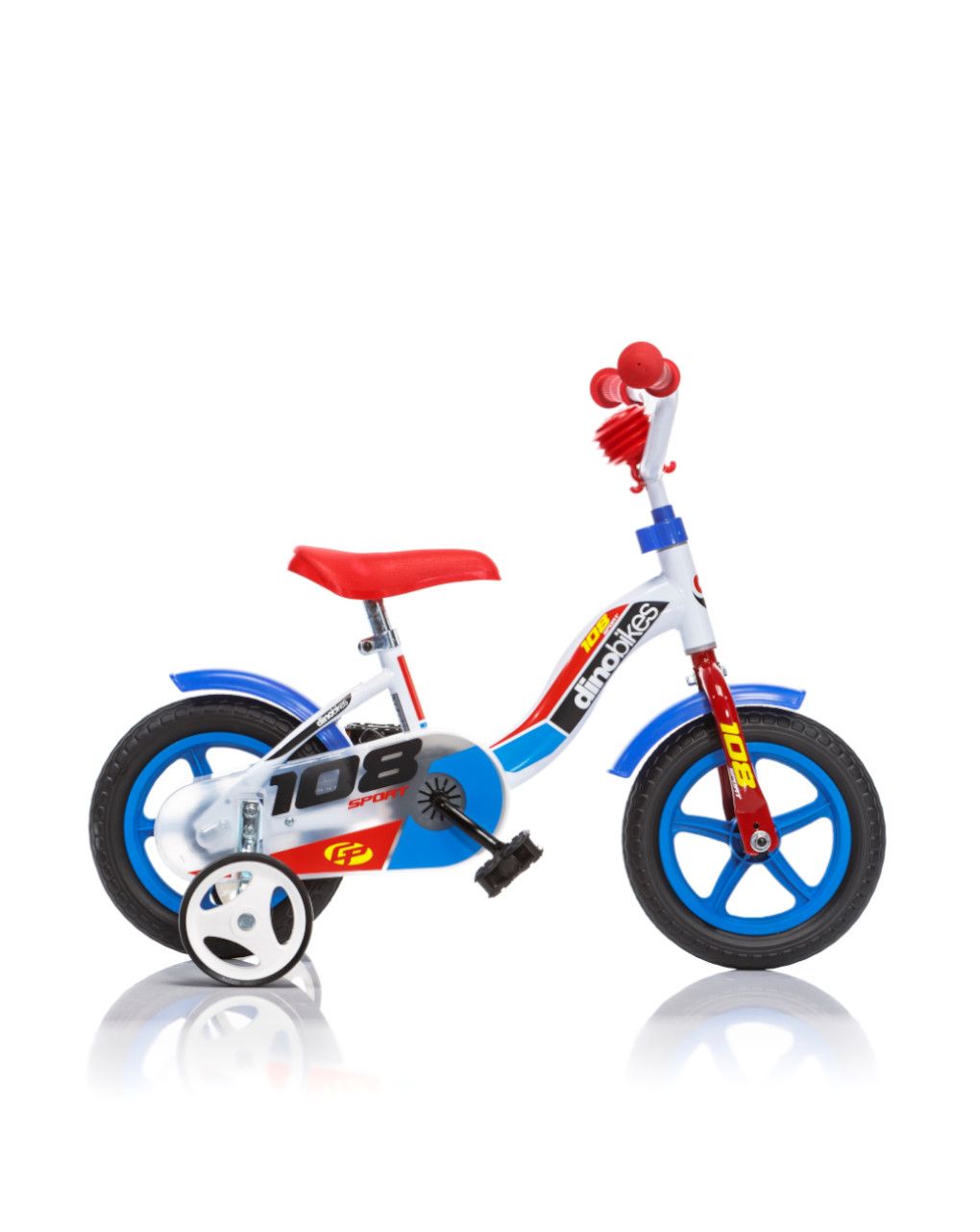 Bici bimbo 10" senza freno 3-4 anni - dino bikes