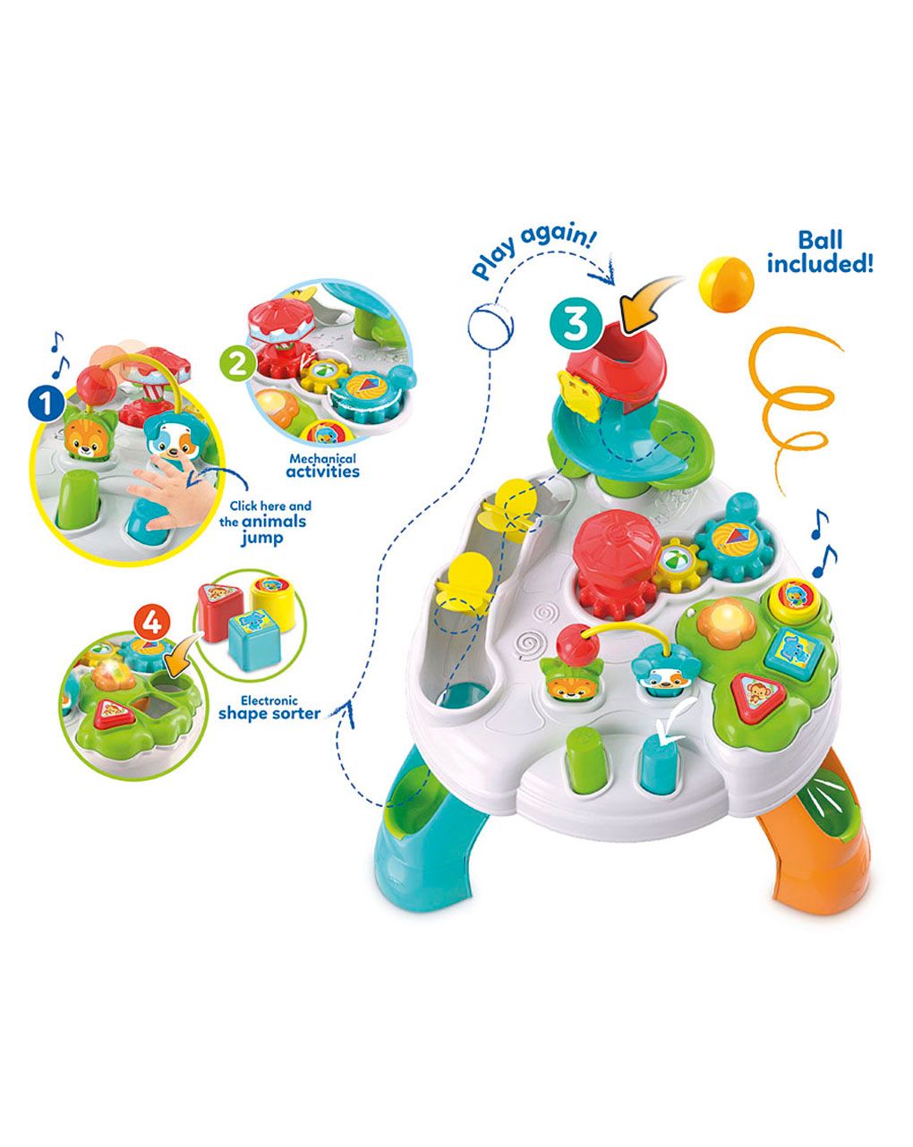 Tavolo happy park - baby clementoni