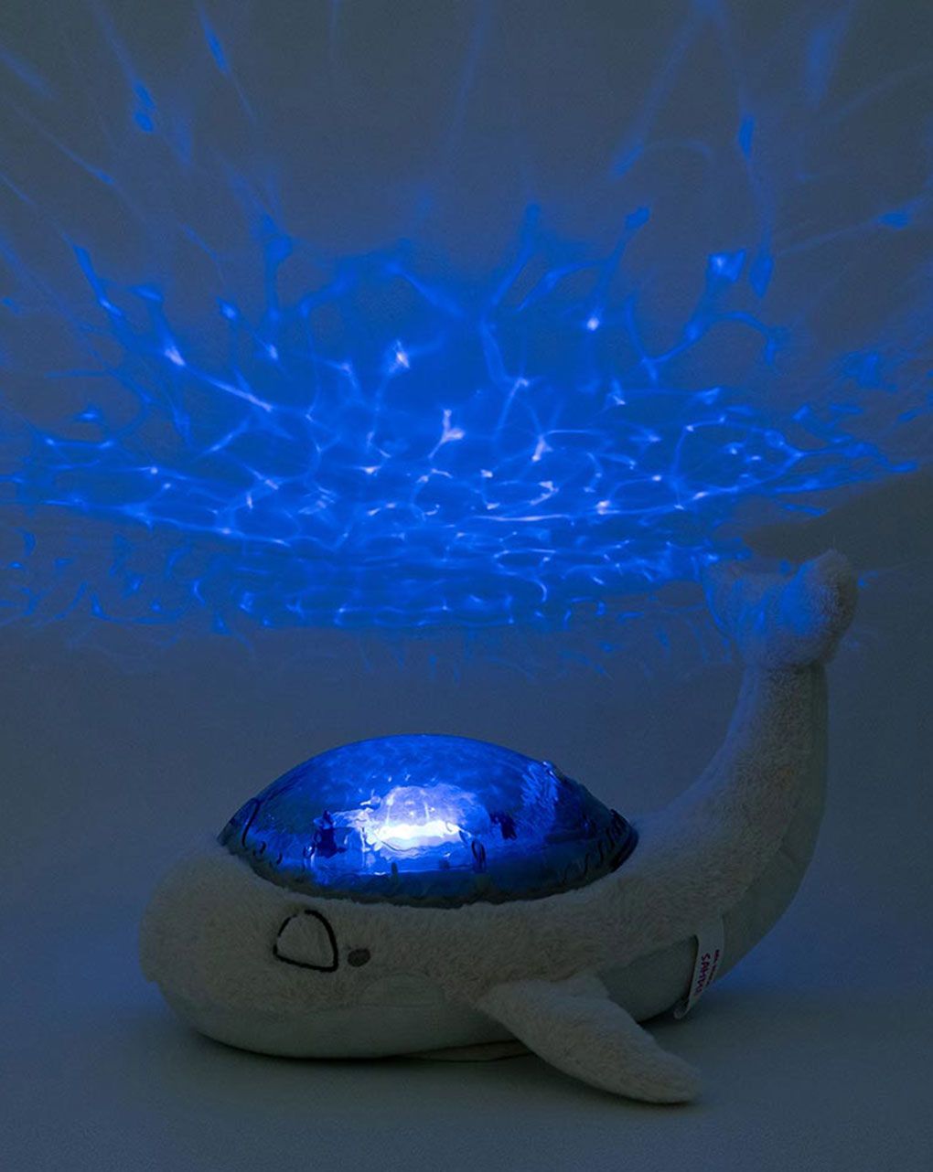 Proiettore peluche whale white - cloud b