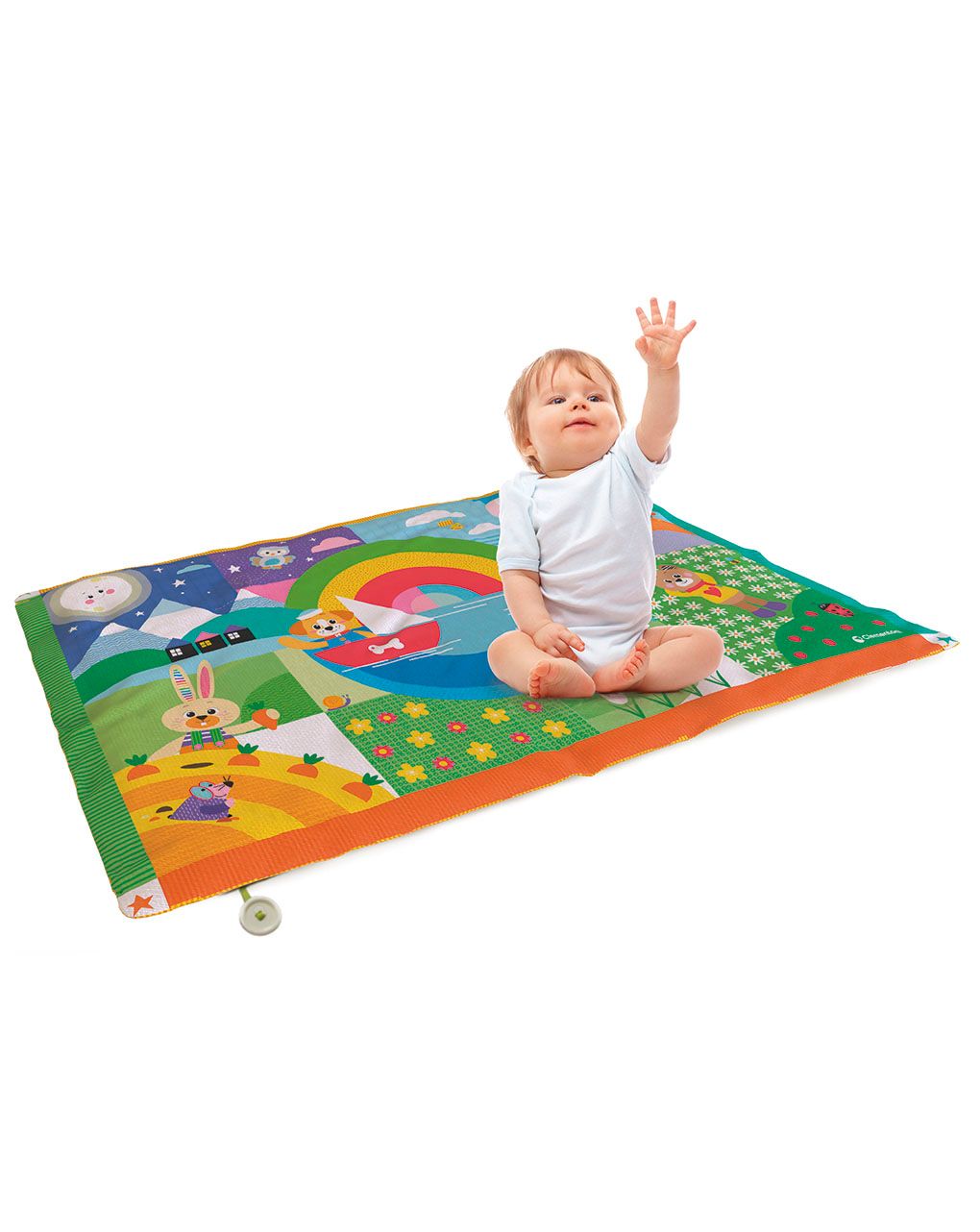 Baby tappeto soffice 135 x 90 cm - baby clementoni for you