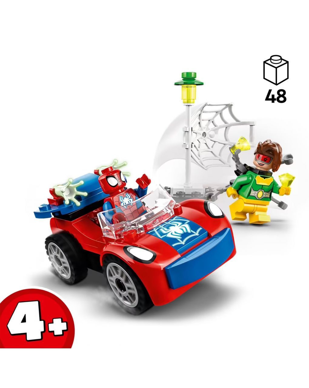 L’auto di spider-man e doc ock - spidey e i suoi fantastici amici - lego marvel