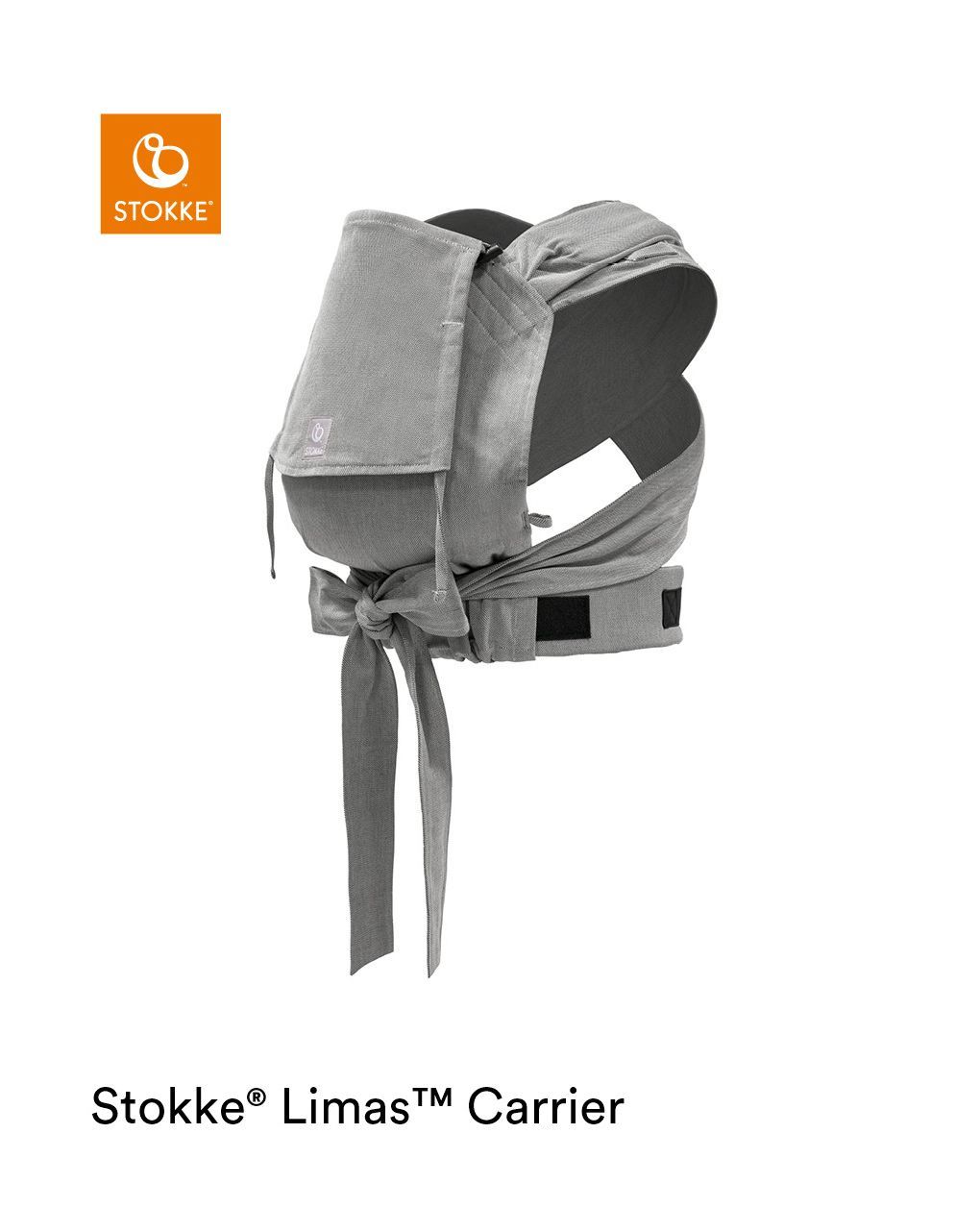 Marsupio  limas™  carrier  grey tweet - stokke®