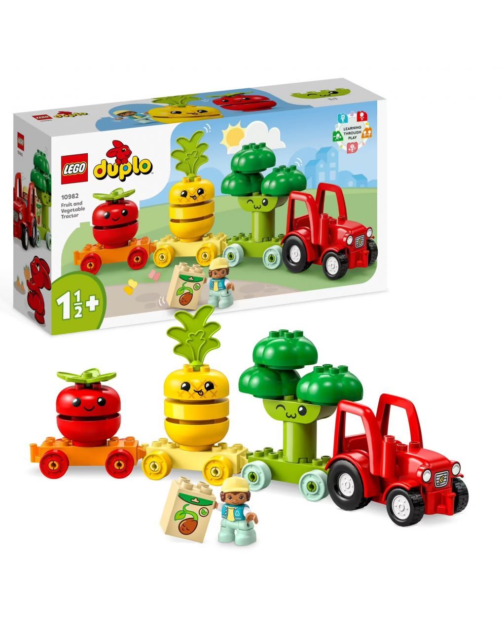 Il trattore di frutta e verdura - lego duplo