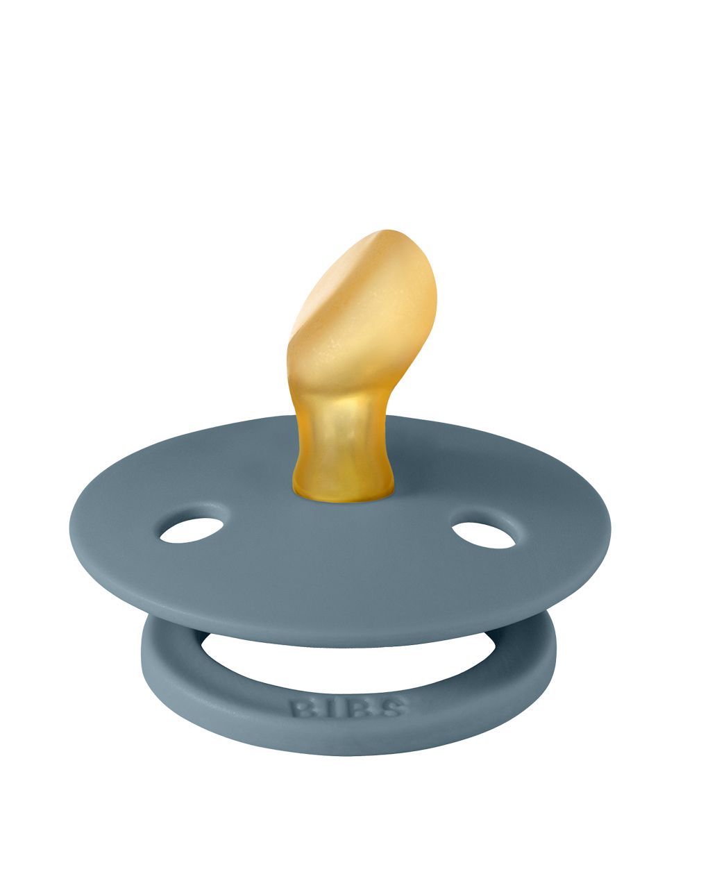 Set 2 ciucci tettarella anatomica in gomma naturale 6/18 mesi - colore baby blue e petrolio - bibs