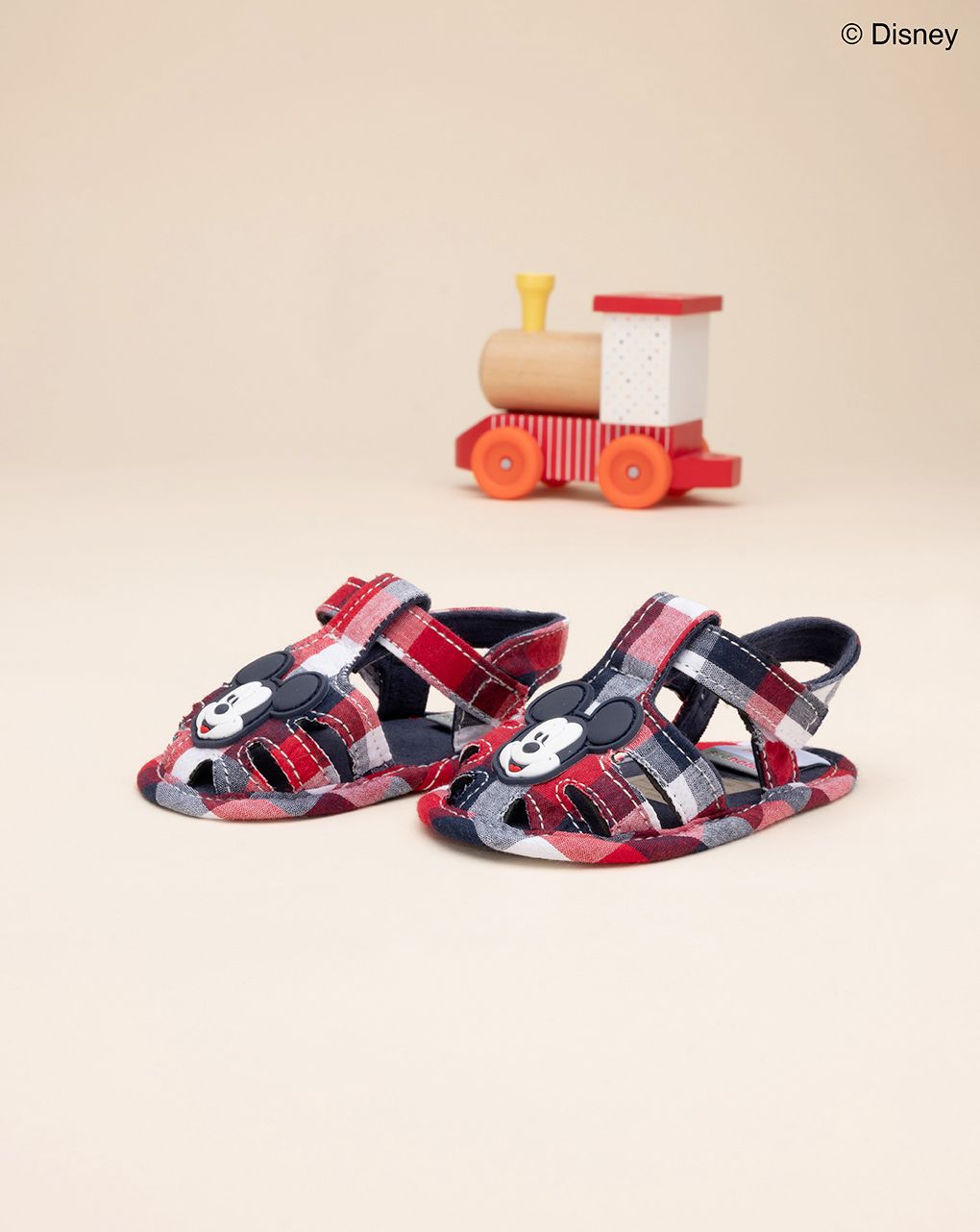 Sandalo tessuto disney topolino