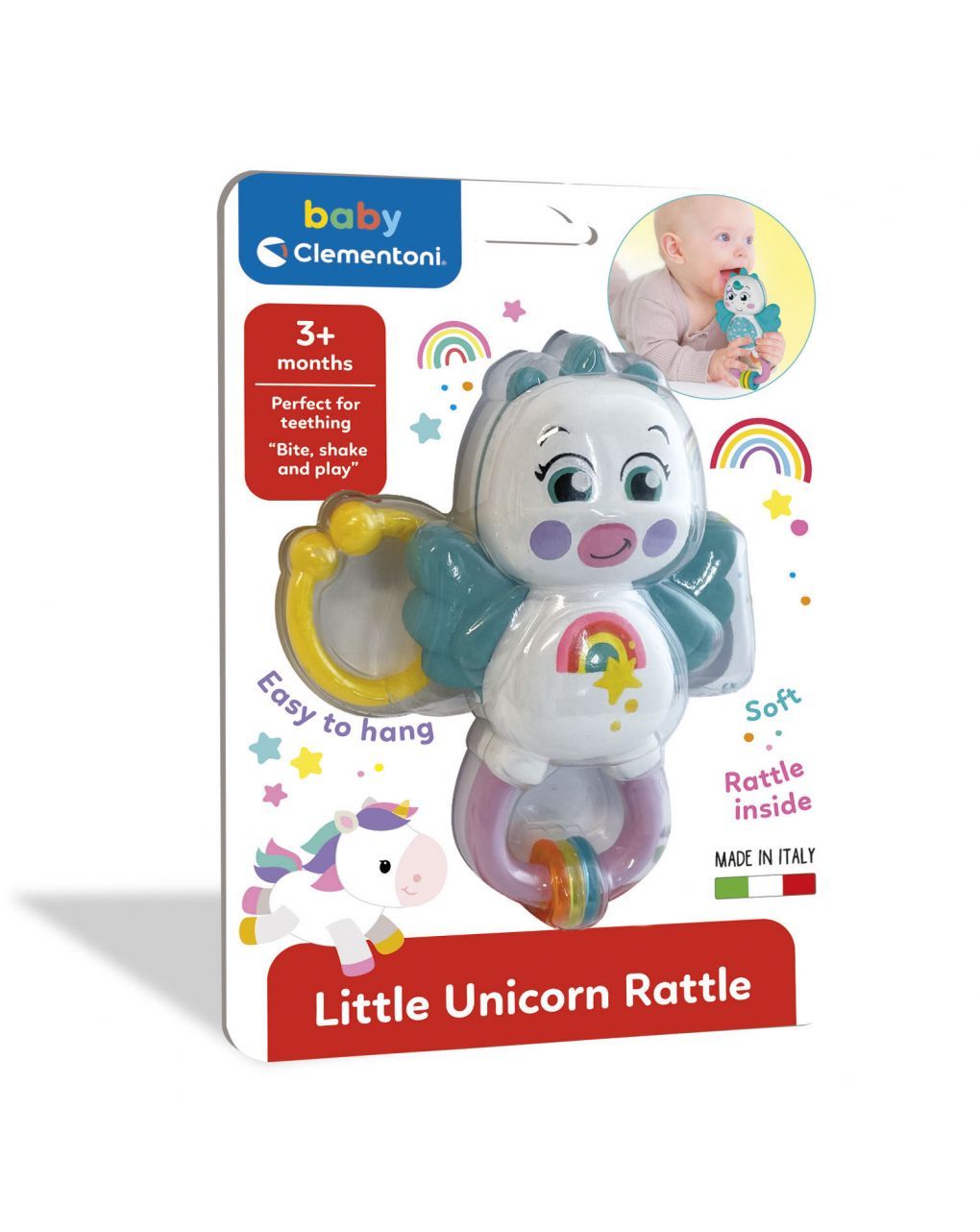 Baby clementoni - sonaglino unicorno - clementoni