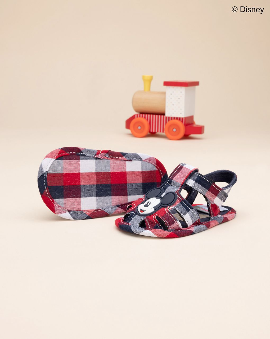 Sandalo tessuto disney topolino