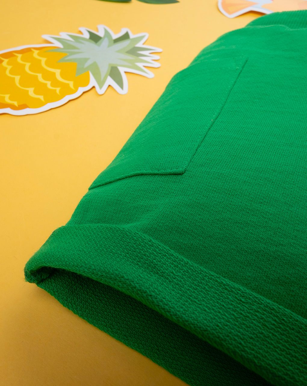 Shorts bimbo arancione