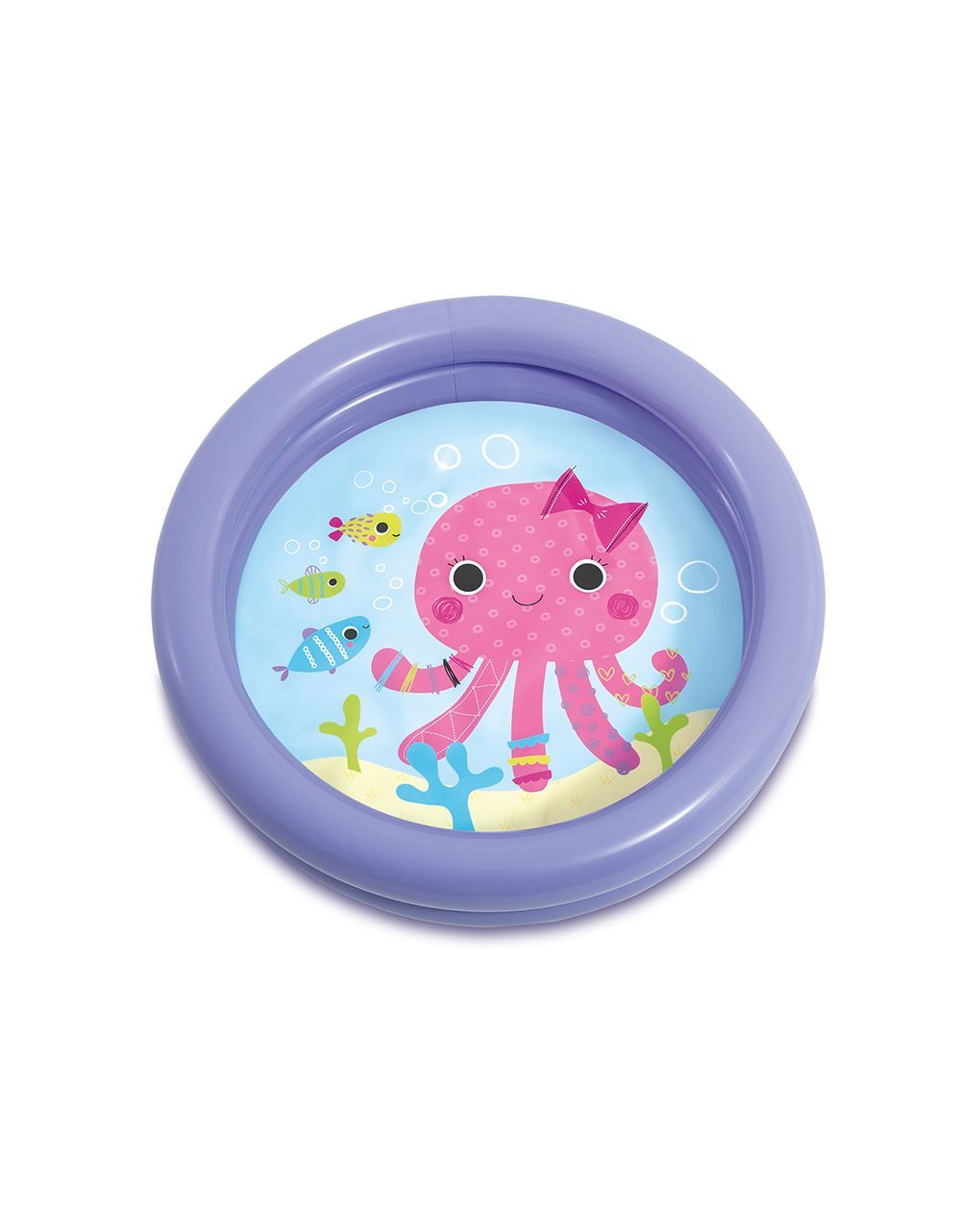 Piscina baby fondo animaletti - colori assortiti - cm 61x15 i.36 - intex