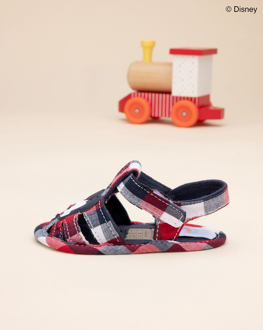 Sandalo tessuto disney topolino