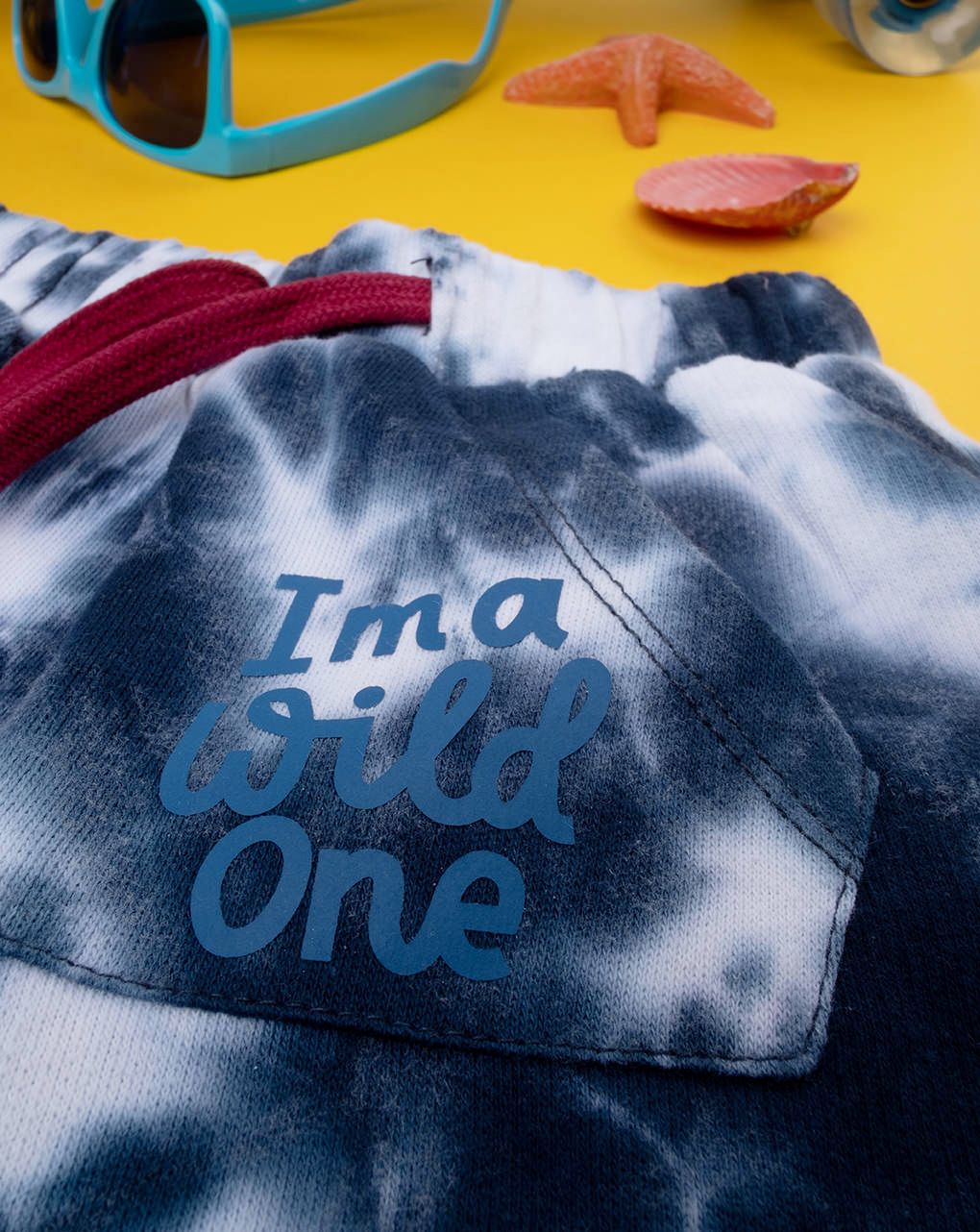 Bermuda bambino tie-dye french terry