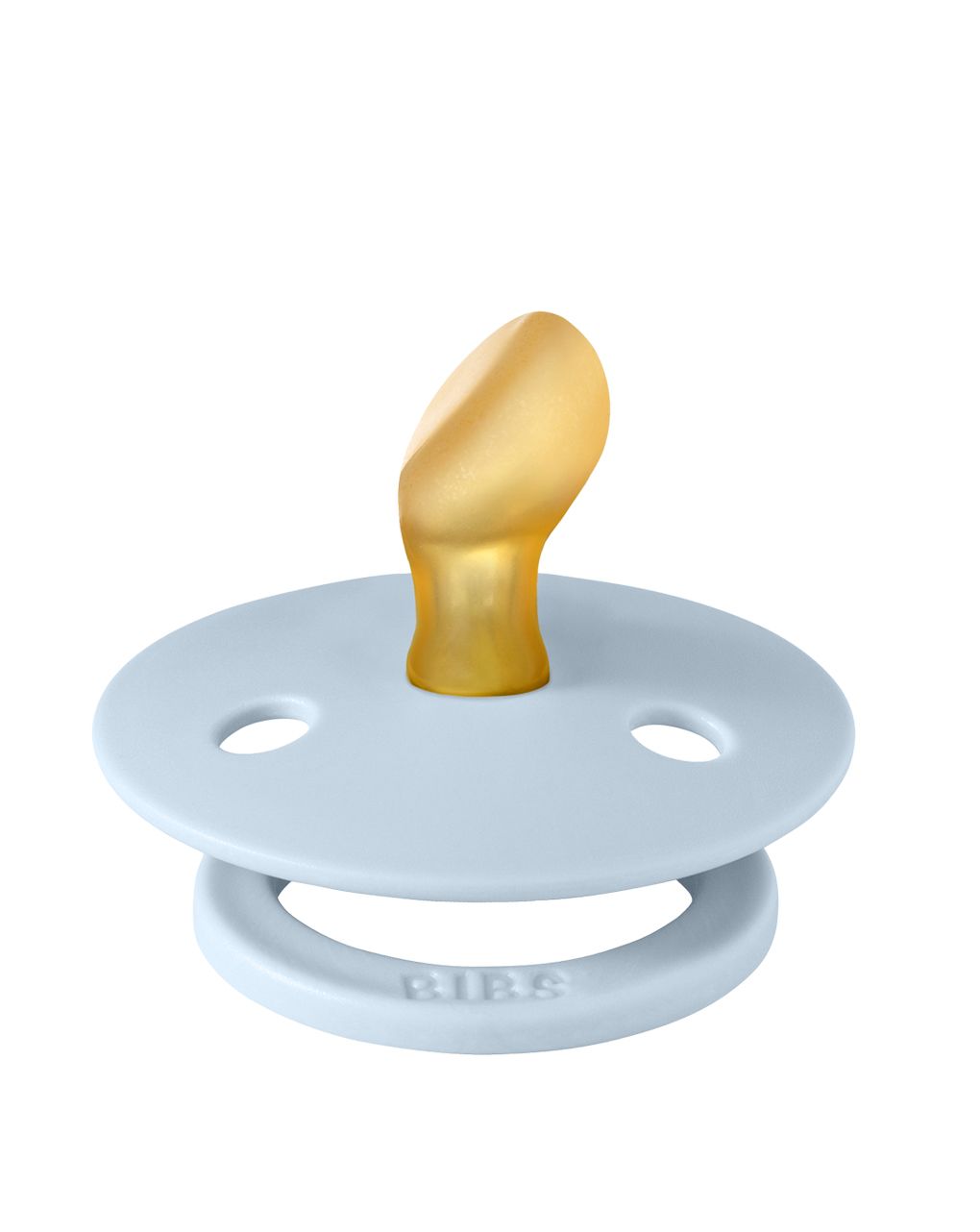 Set 2 ciucci tettarella anatomica in gomma naturale 6/18 mesi - colore baby blue e petrolio - bibs