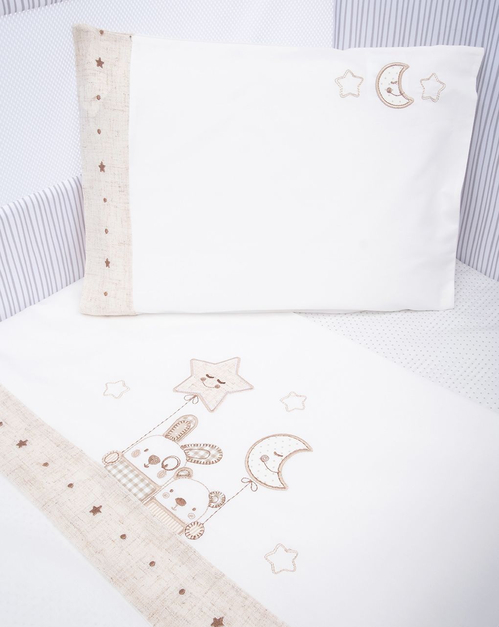 Culla/carrozzina – set 3 pezzi lenzuola