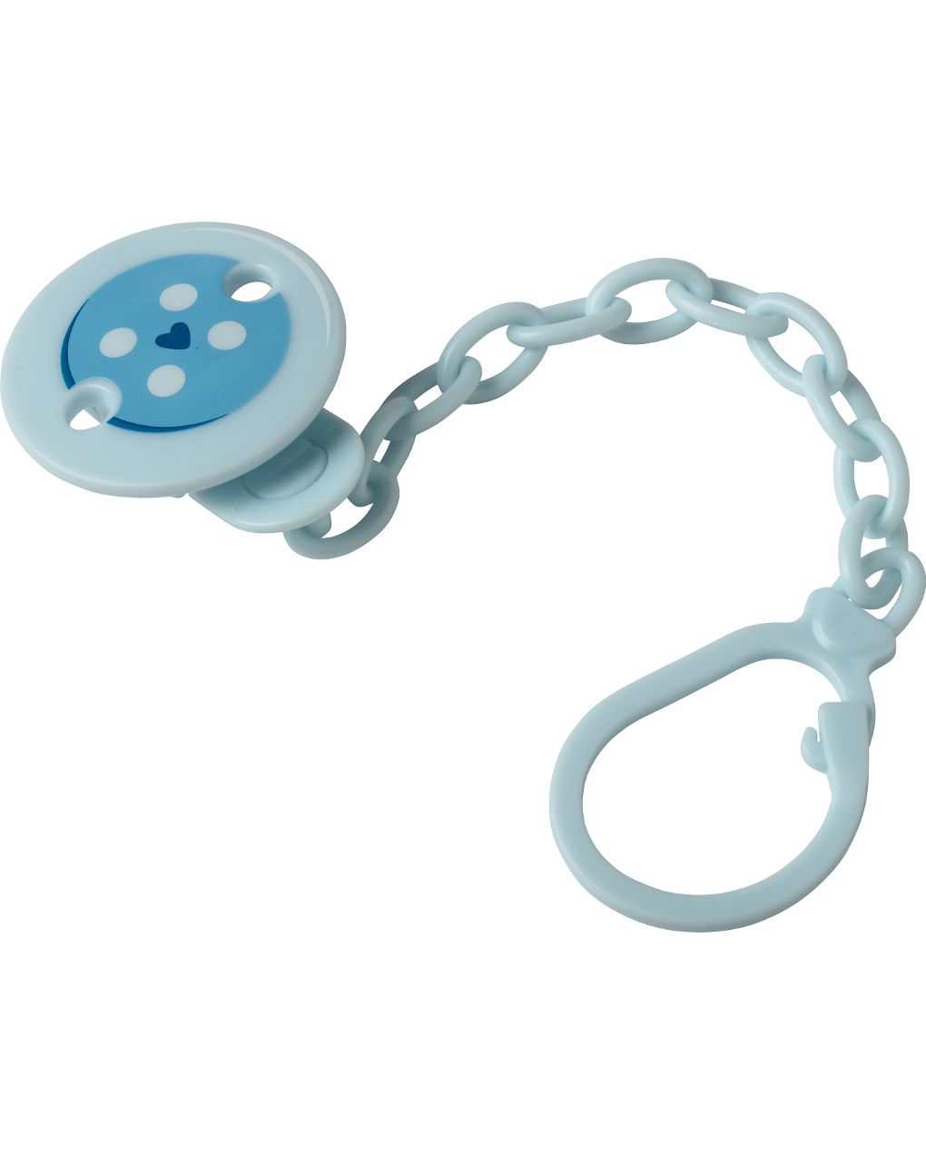 Portasucchietto con catenella azzurro - that's love