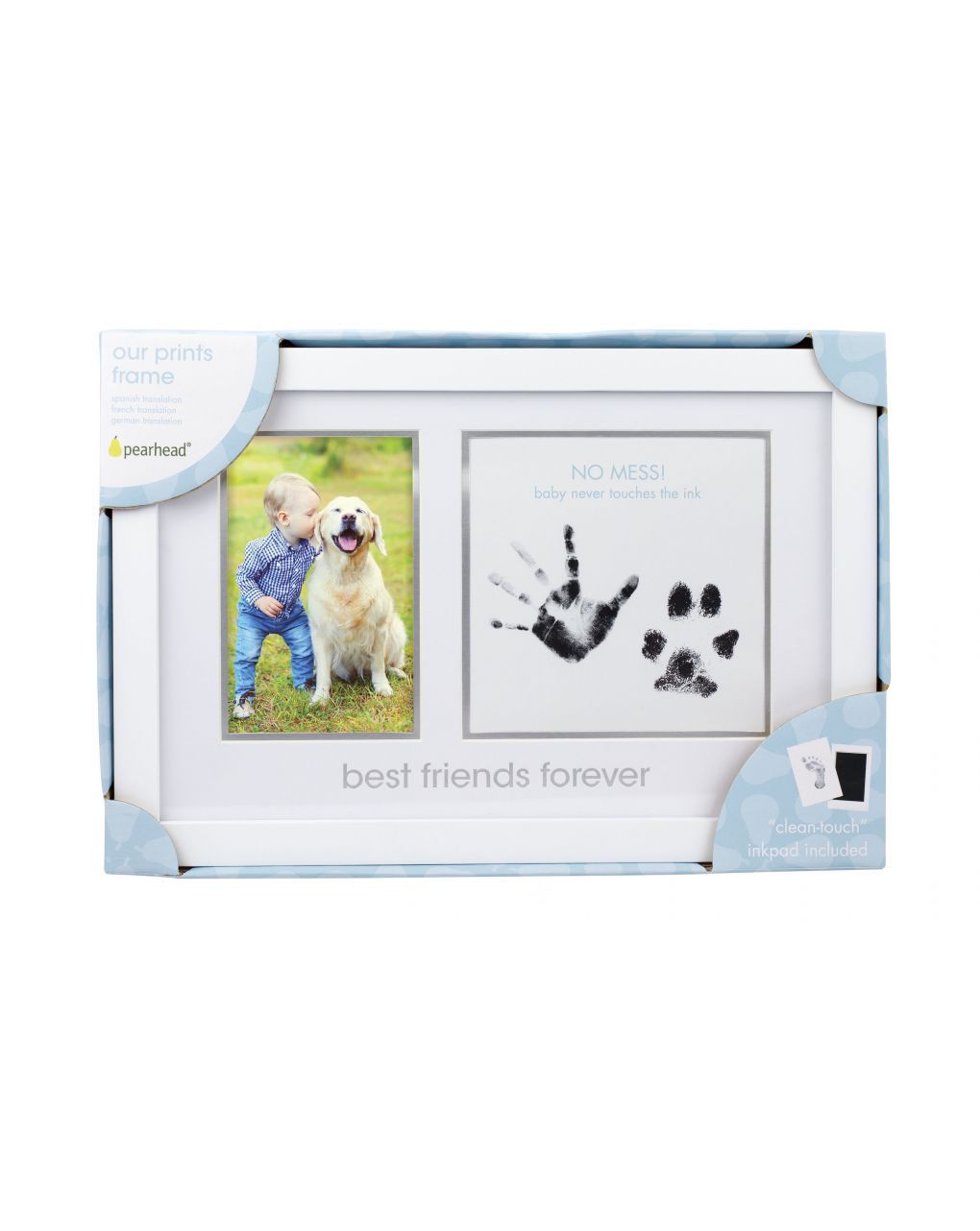 Cornice per foto e impronte bimbo + pet - pearhead