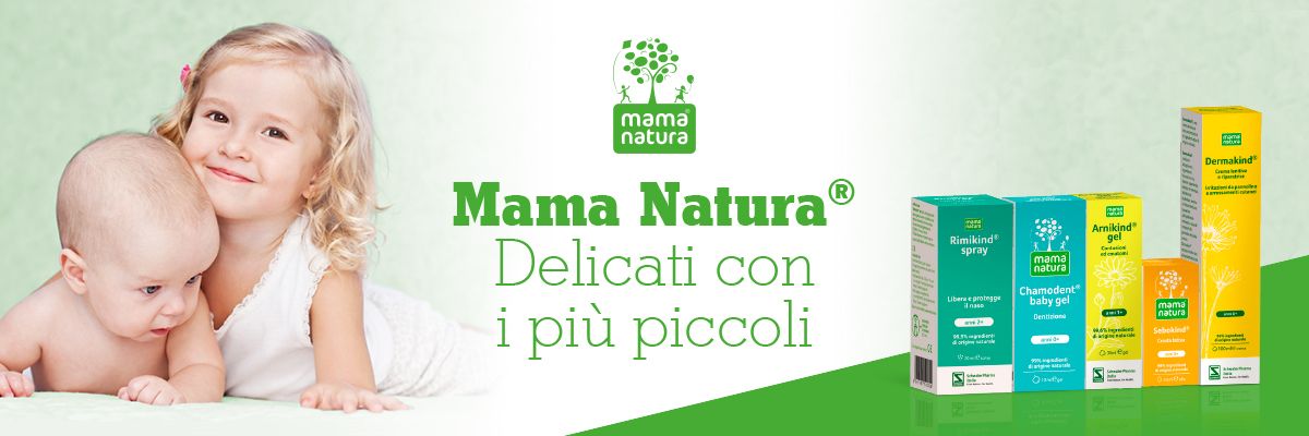 La linea di prodotti naturali per il benessere del tuo bambino