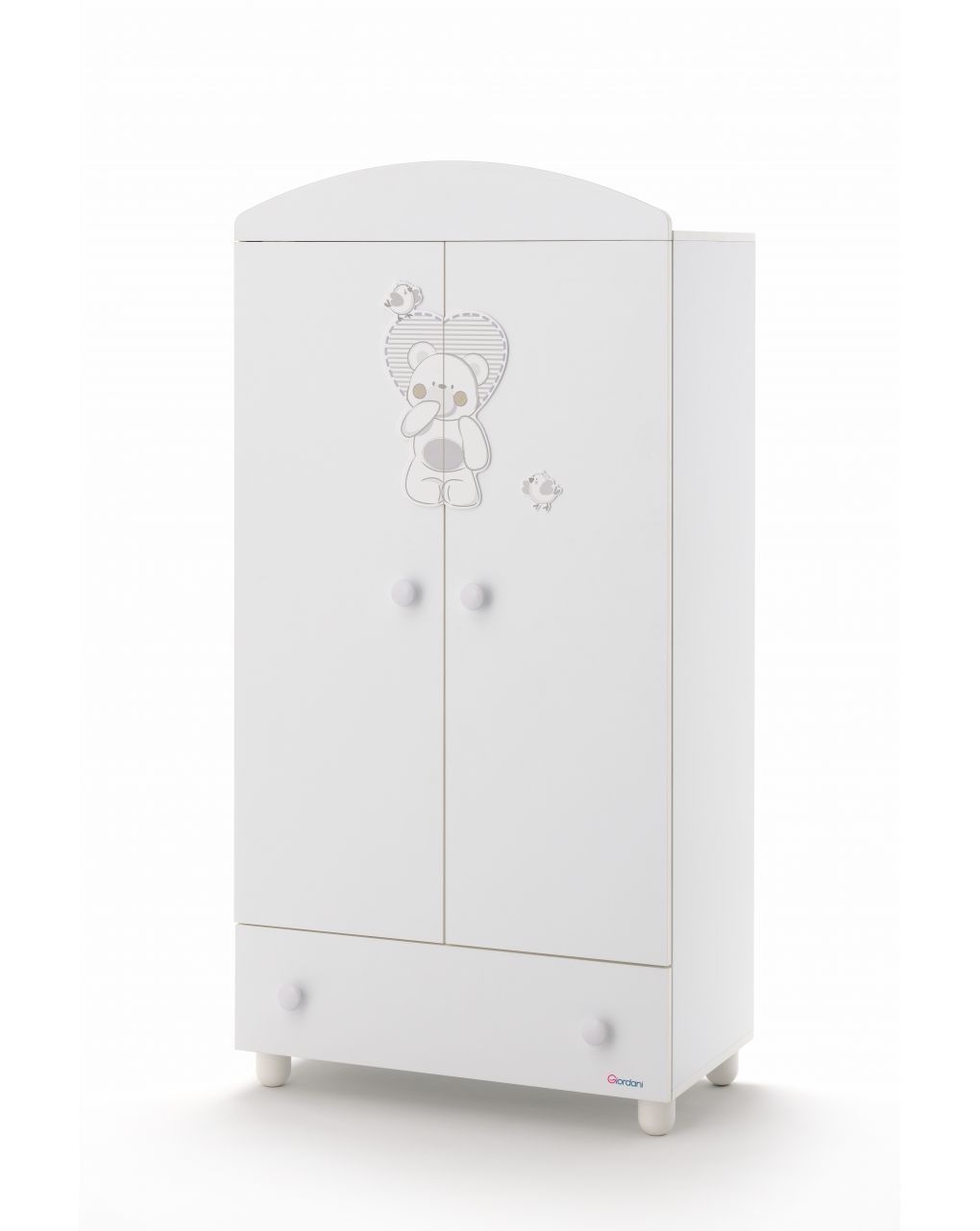 Armadio 2 ante leivonnaiset bianco - giordani